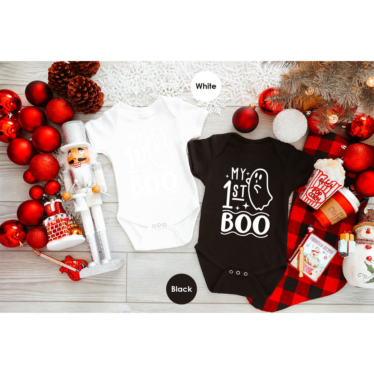 Halloween Baby Onesie®, Ghost Baby Clothes, Halloween Newborn Gifts, Spooky Season Kids Shirts, My First Boo T-Shirt, Baby Boy Bodysuit