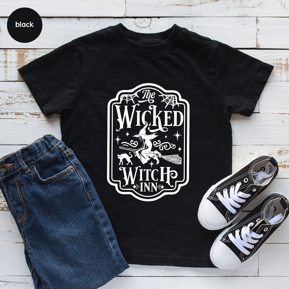 Witch Crewneck Sweatshirt, Halloween Shirts for Women, Funny Gift For Her, Spooky Season Party Tshirt, Witchy Graphic Tees