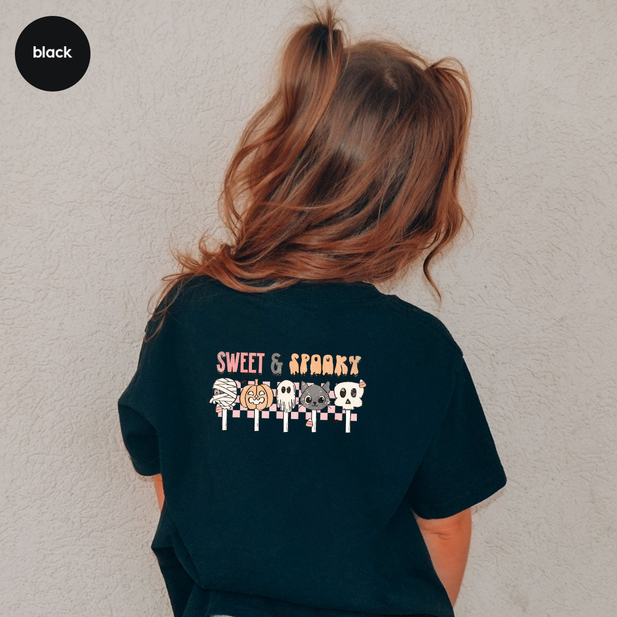 Retro Pumpkin T Shirt, Vintage Cat T-Shirt, Sweet Toddler TShirt