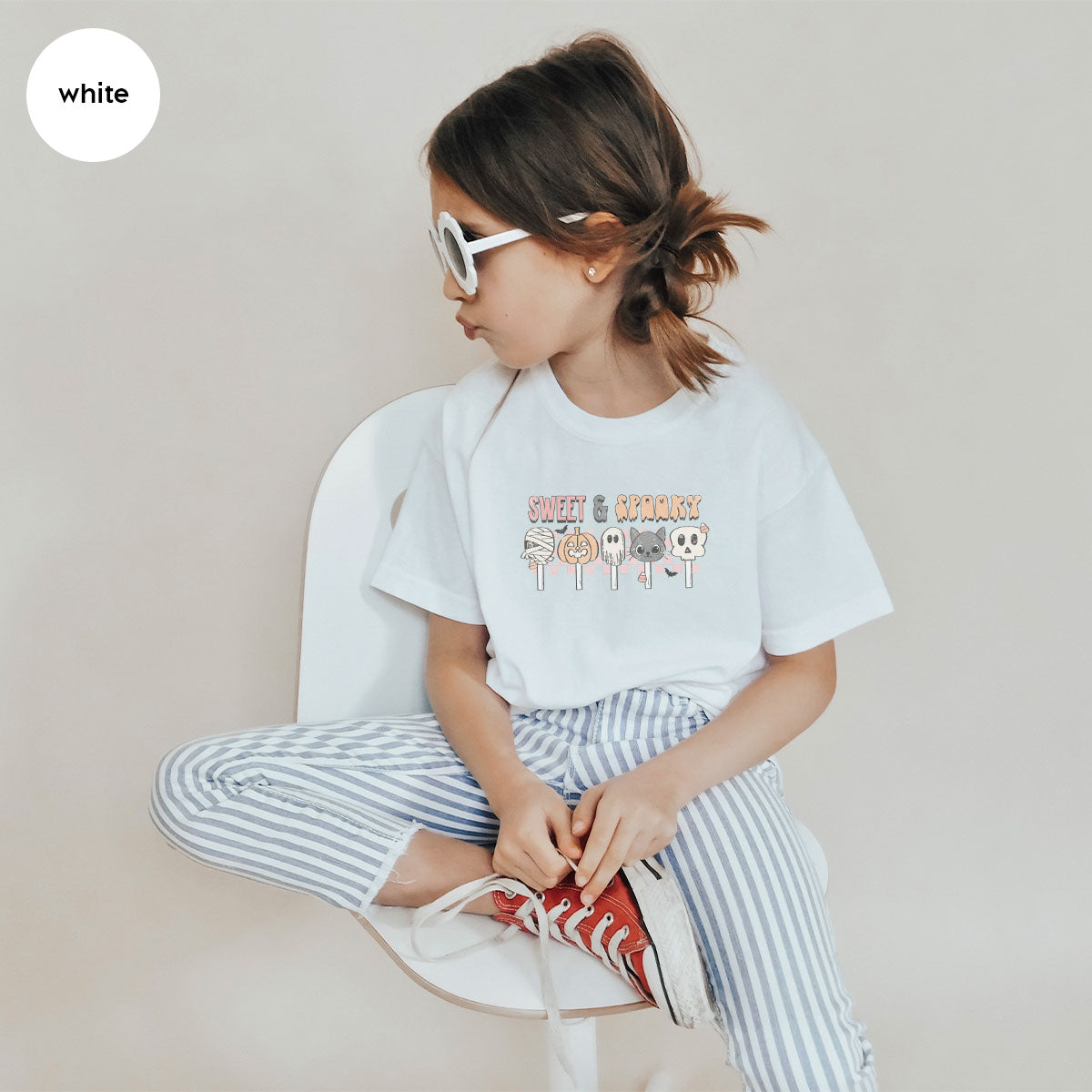 Retro Pumpkin T Shirt, Vintage Cat T-Shirt, Sweet Toddler TShirt