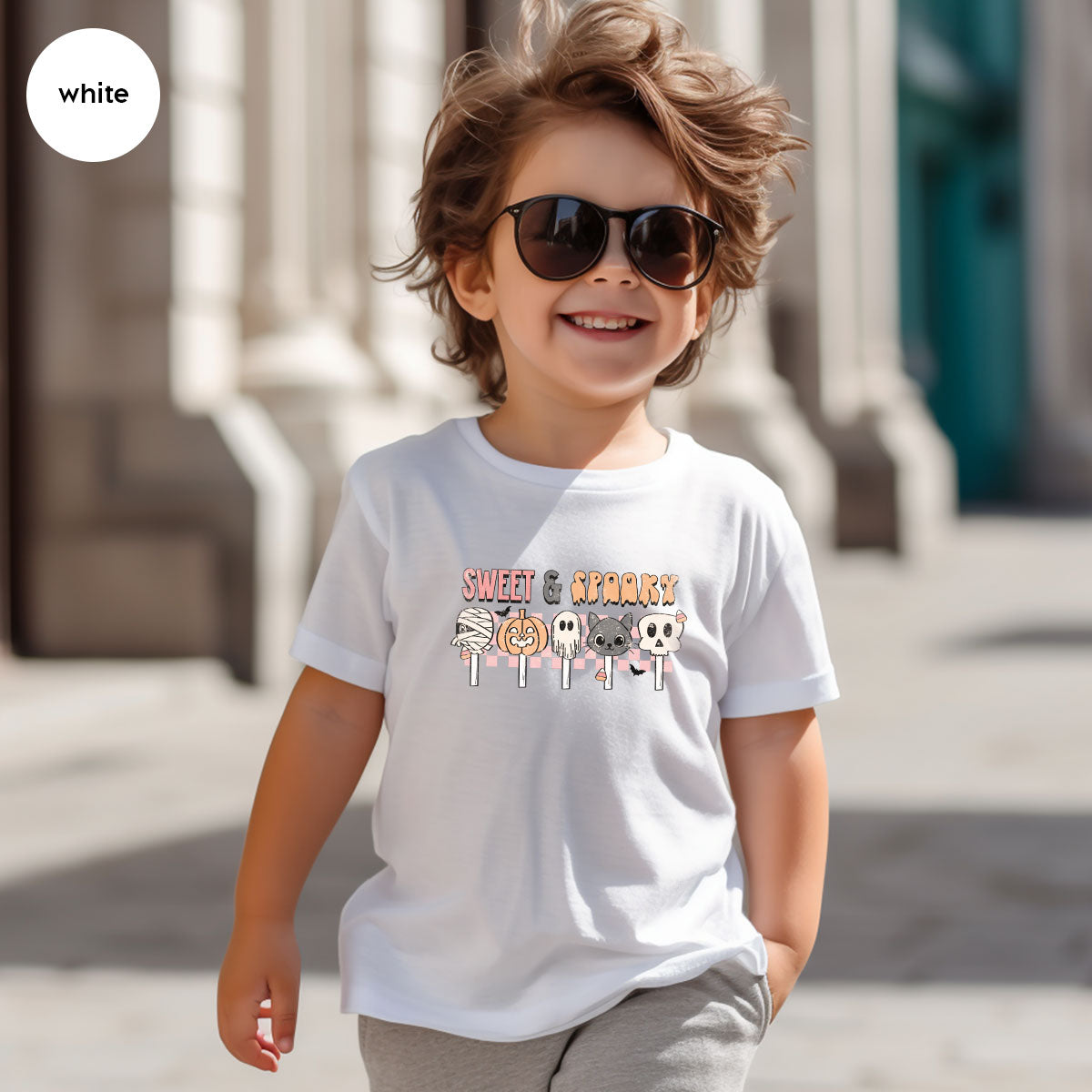 Retro Pumpkin T Shirt, Vintage Cat T-Shirt, Sweet Toddler TShirt