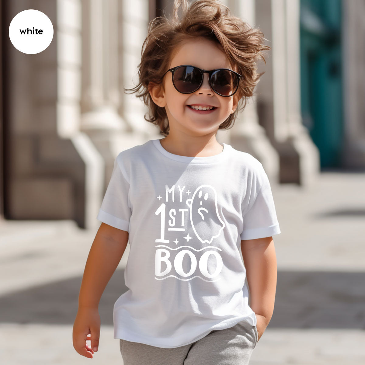 Halloween Baby Onesie®, Ghost Baby Clothes, Halloween Newborn Gifts, Spooky Season Kids Shirts, My First Boo T-Shirt, Baby Boy Bodysuit