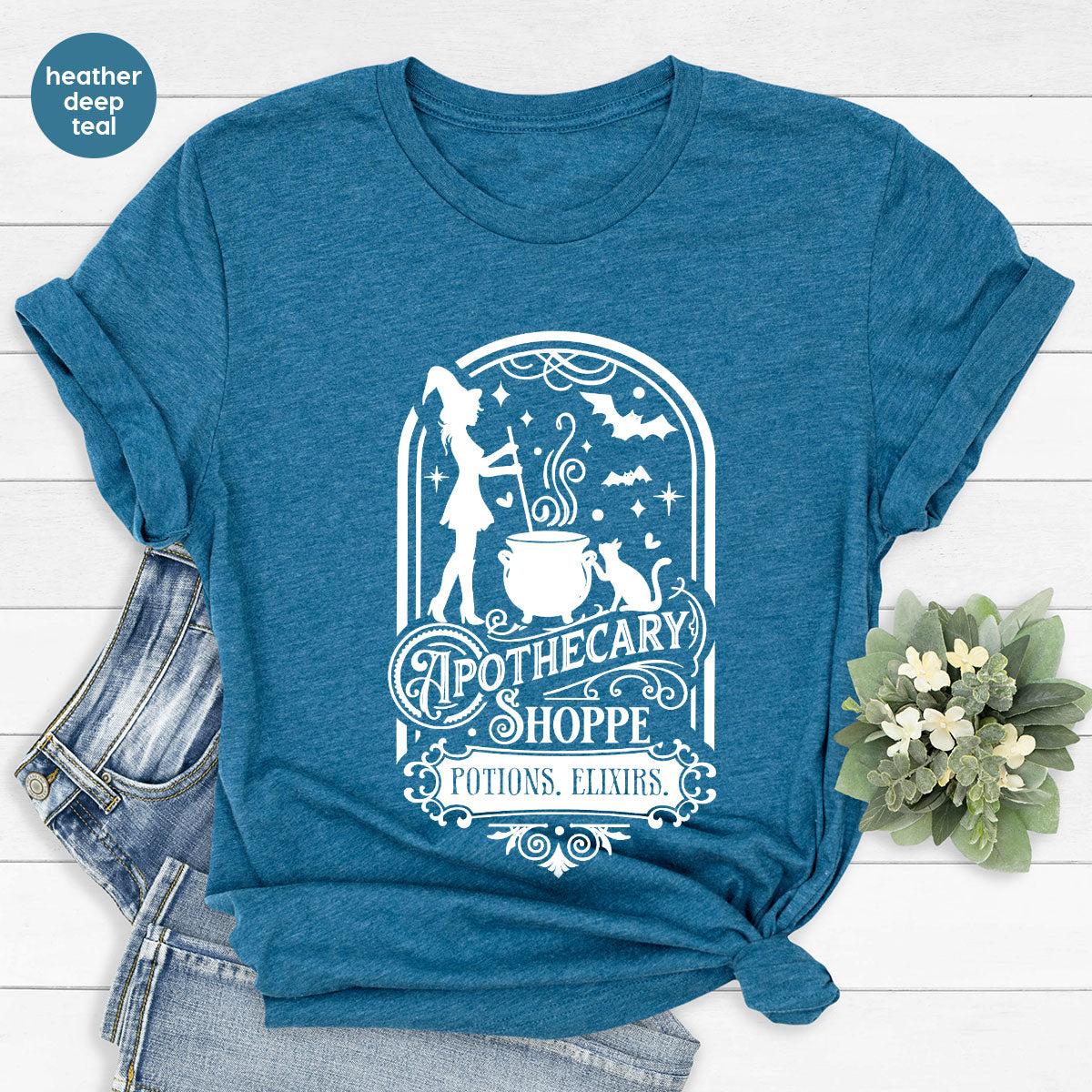 Funny Witch Shirt, Halloween Party Tshirt, Apothecary Shoppe Clothing, Halloween Tshirts, Witchy T-Shirt, Shirts for Women, Gift For Her