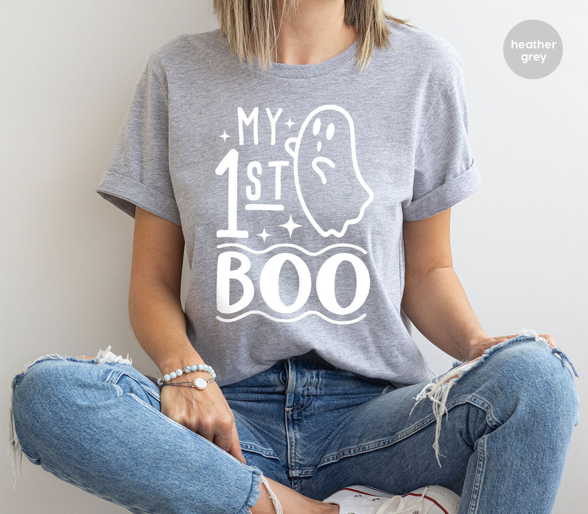 Halloween Baby Onesie®, Ghost Baby Clothes, Halloween Newborn Gifts, Spooky Season Kids Shirts, My First Boo T-Shirt, Baby Boy Bodysuit