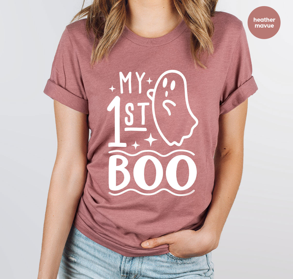 Halloween Baby Onesie®, Ghost Baby Clothes, Halloween Newborn Gifts, Spooky Season Kids Shirts, My First Boo T-Shirt, Baby Boy Bodysuit