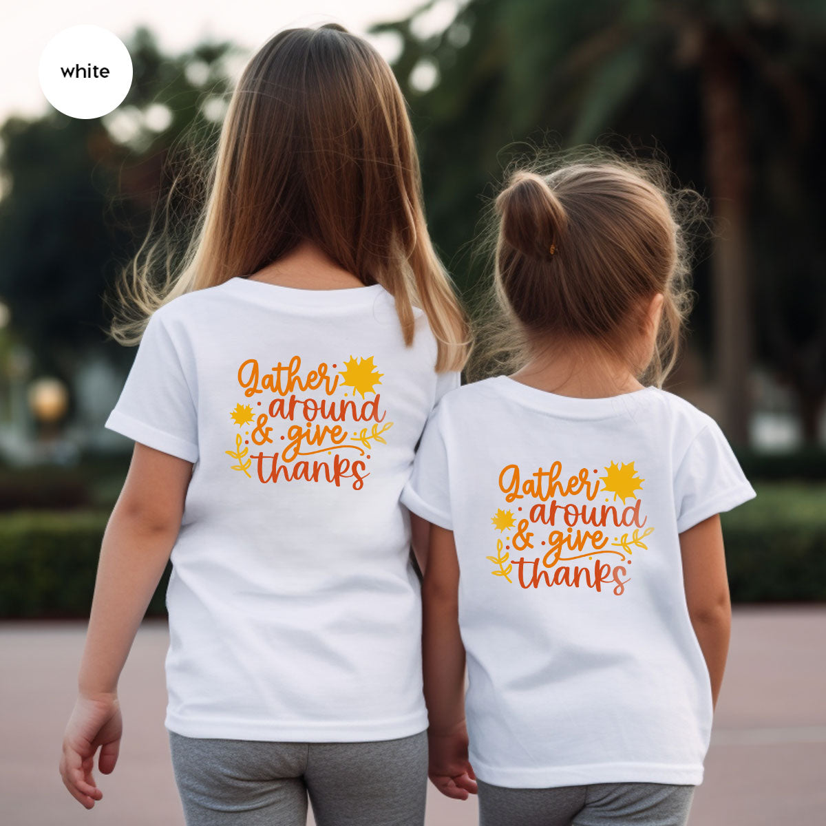 Thanksgiving Sweatshirts, Gifts for Family, Kids Fall Clothes, Leaves Graphic Tees, Autumn Toddler Outfits, Thankful Vneck TShirt