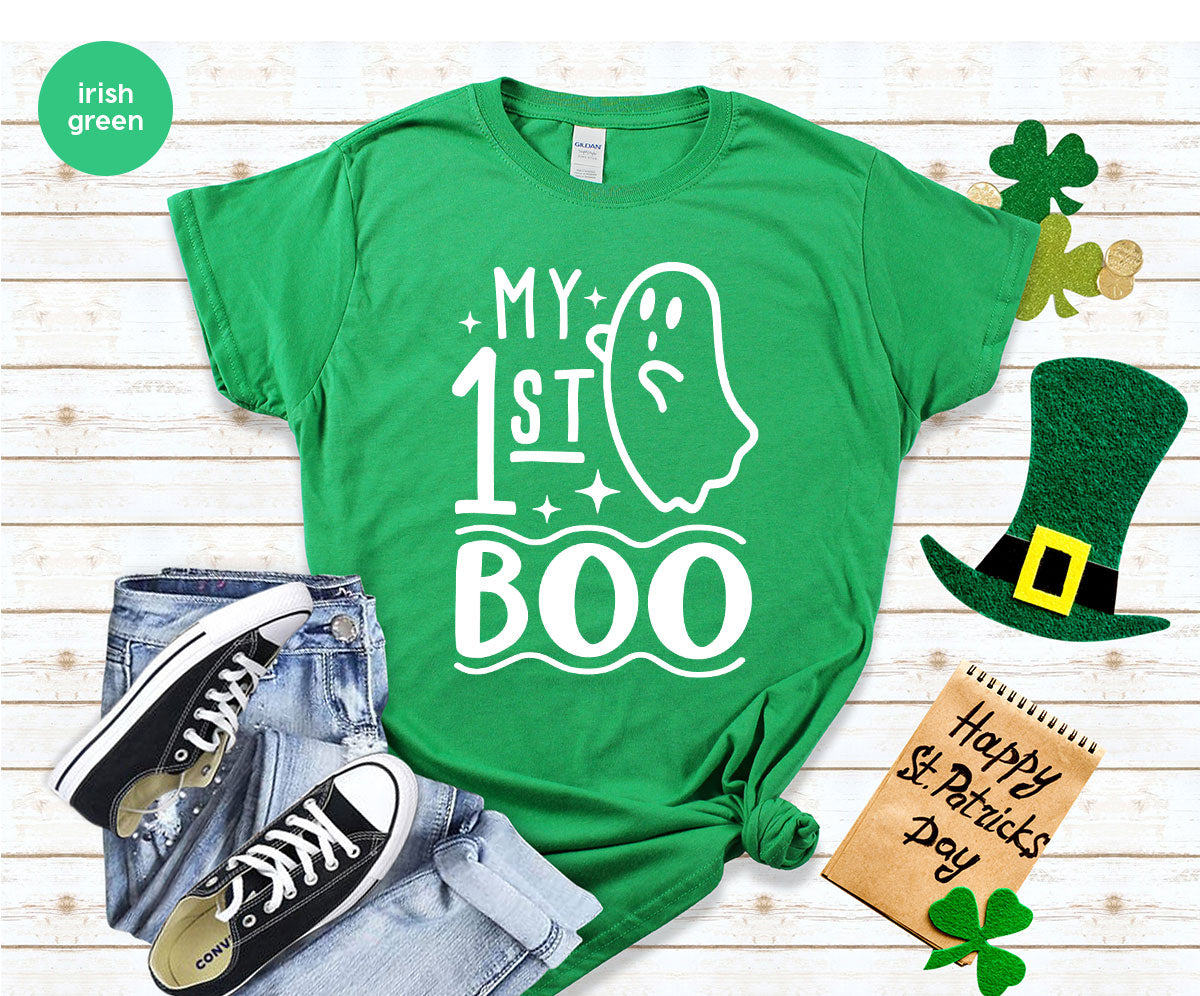 Halloween Baby Onesie®, Ghost Baby Clothes, Halloween Newborn Gifts, Spooky Season Kids Shirts, My First Boo T-Shirt, Baby Boy Bodysuit