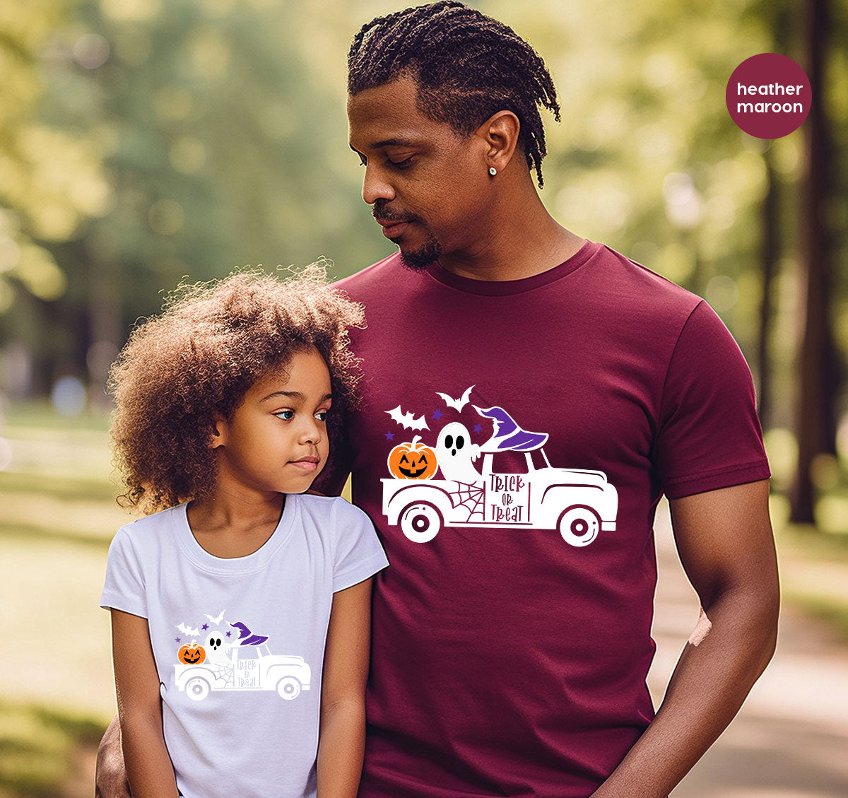 Halloween Sweatshirt, Halloween Gifts, Pumpkin Graphic Tees, Spooky Season Clothes, Witchy Vneck Shirt, Cute Ghost TShirt, Boo Truck T-Shirt