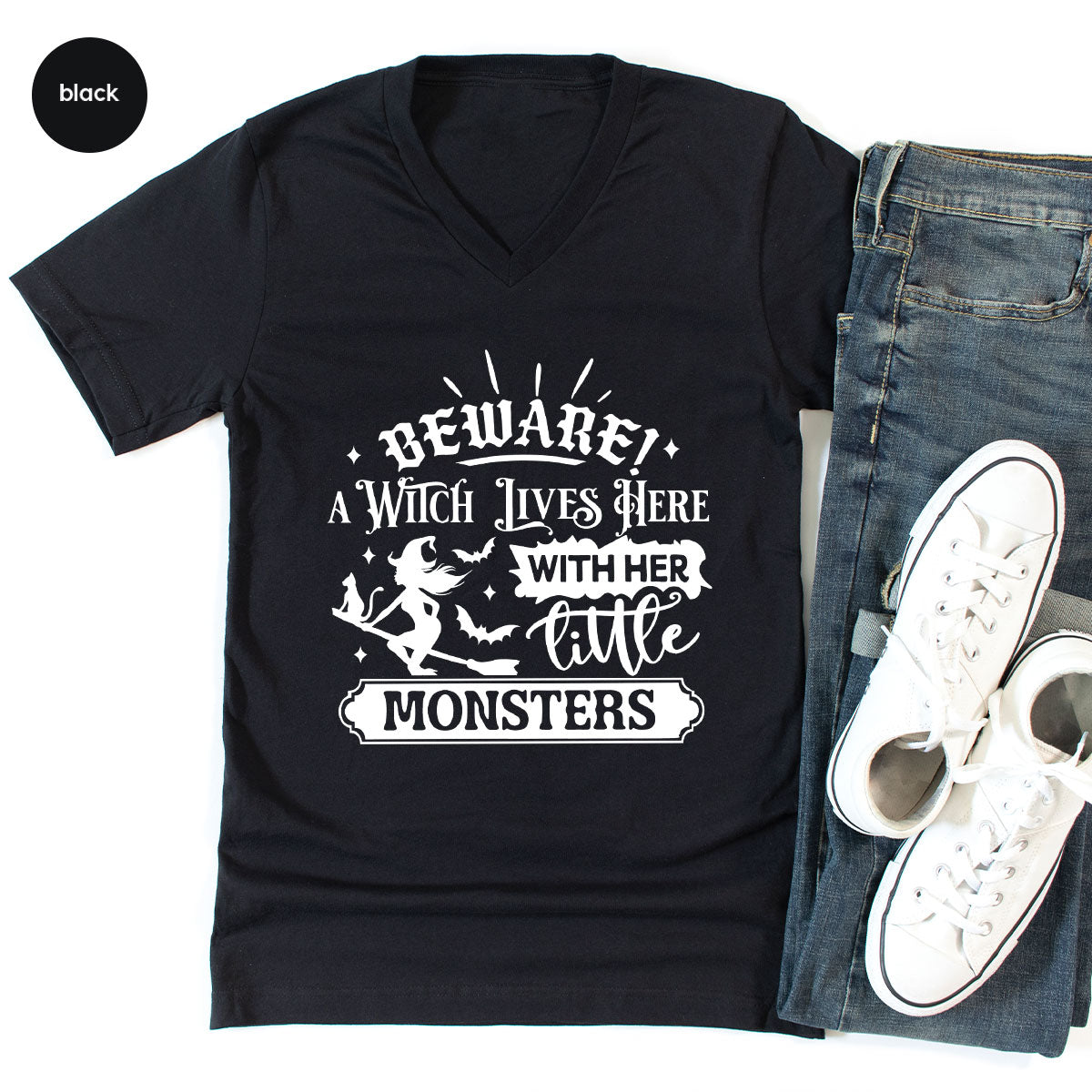 Spooky Season Shirts, Halloween Tshirts, Kids Graphic Tees, Hocus Pocus Vneck Clothing, Gift For Friend, Genderneutral Adult T-Shirt