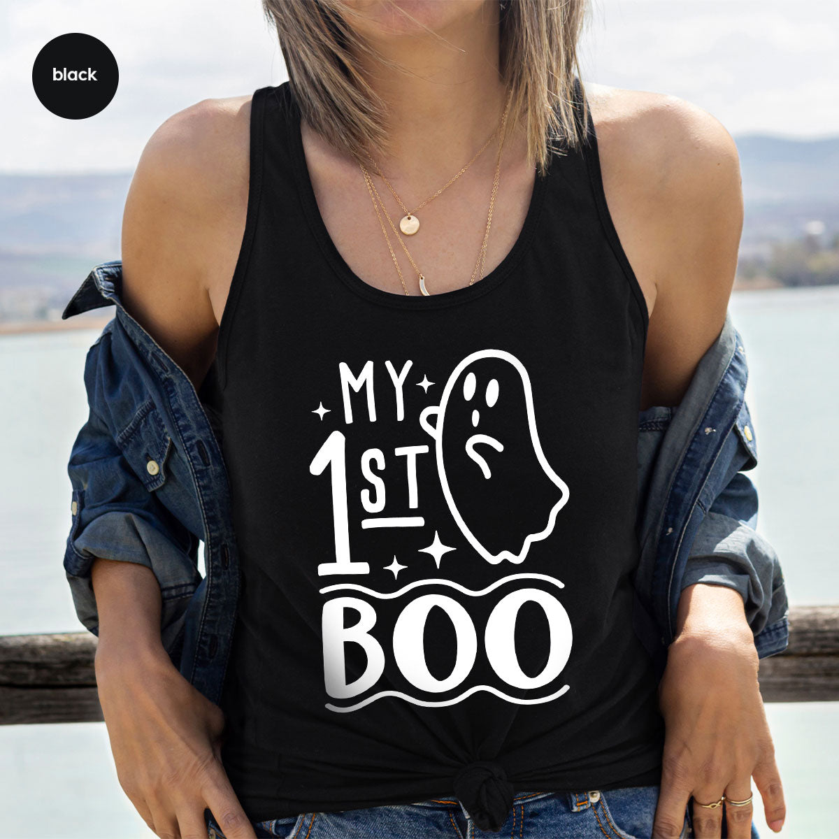 Halloween Baby Onesie®, Ghost Baby Clothes, Halloween Newborn Gifts, Spooky Season Kids Shirts, My First Boo T-Shirt, Baby Boy Bodysuit