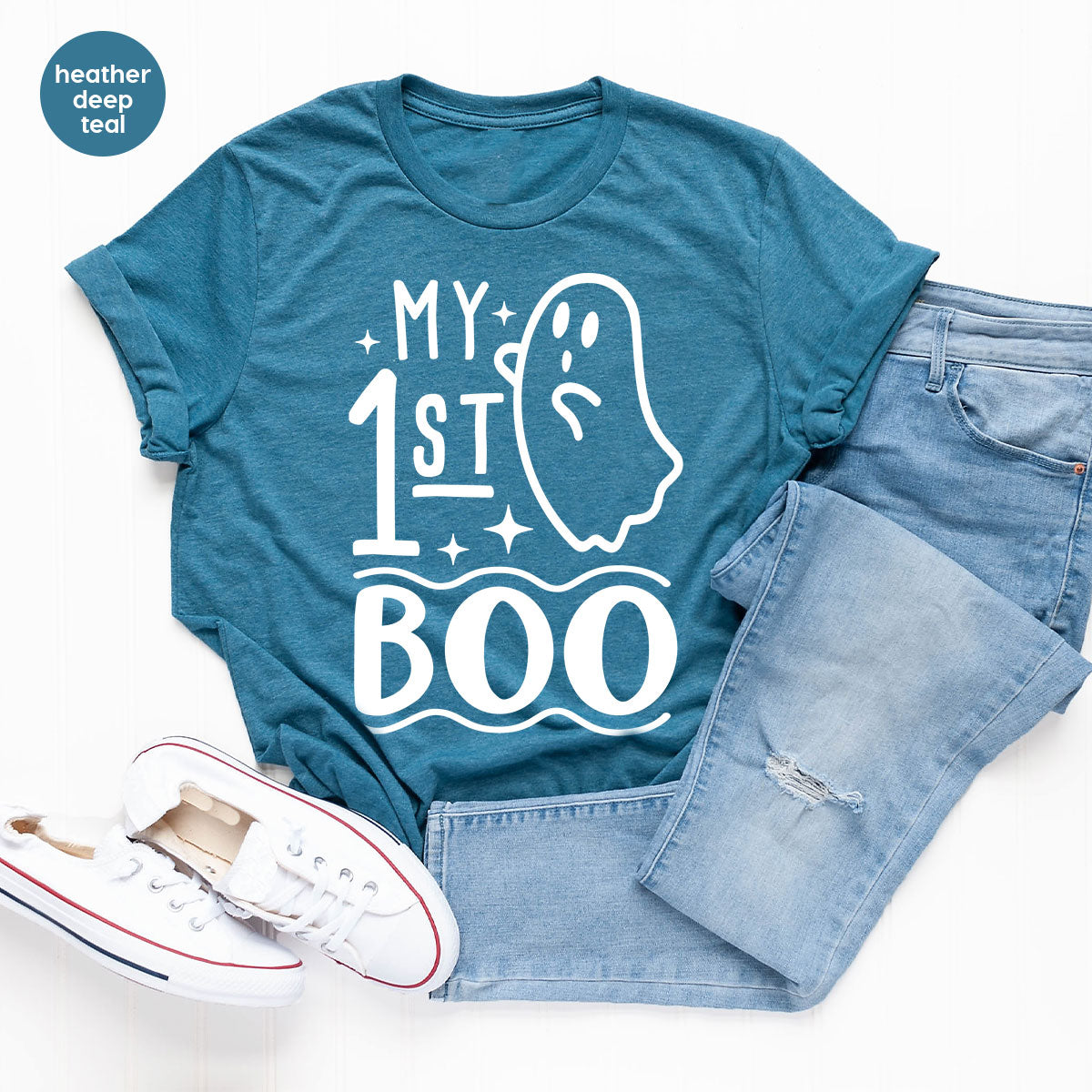Halloween Baby Onesie®, Ghost Baby Clothes, Halloween Newborn Gifts, Spooky Season Kids Shirts, My First Boo T-Shirt, Baby Boy Bodysuit