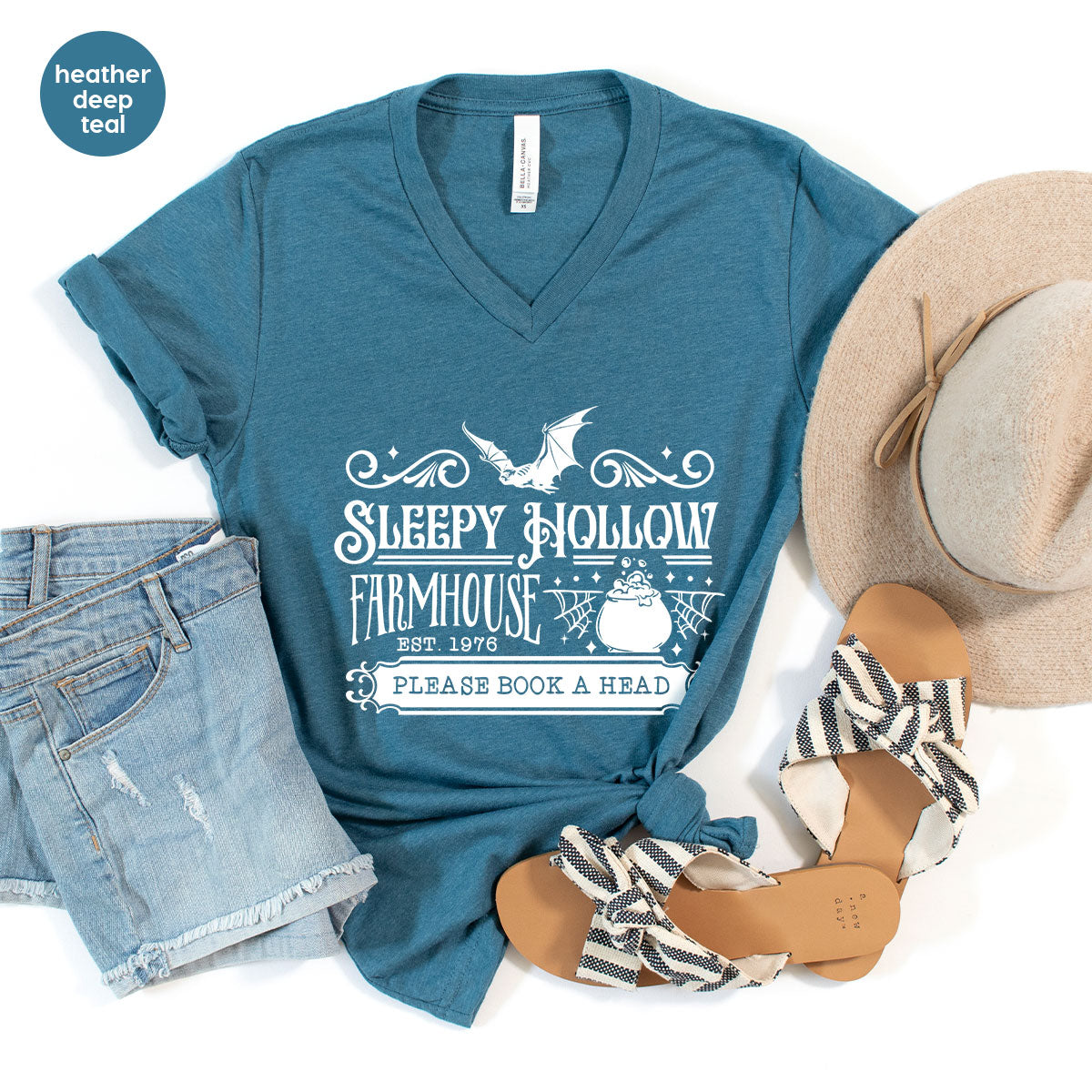 Spooky Season Clothing, Halloween Party Shirts, Farm Horror Outfit, Farmer Crewneck Sweatshirt, Witchy Gifts for Her, Witch Graphic Tees