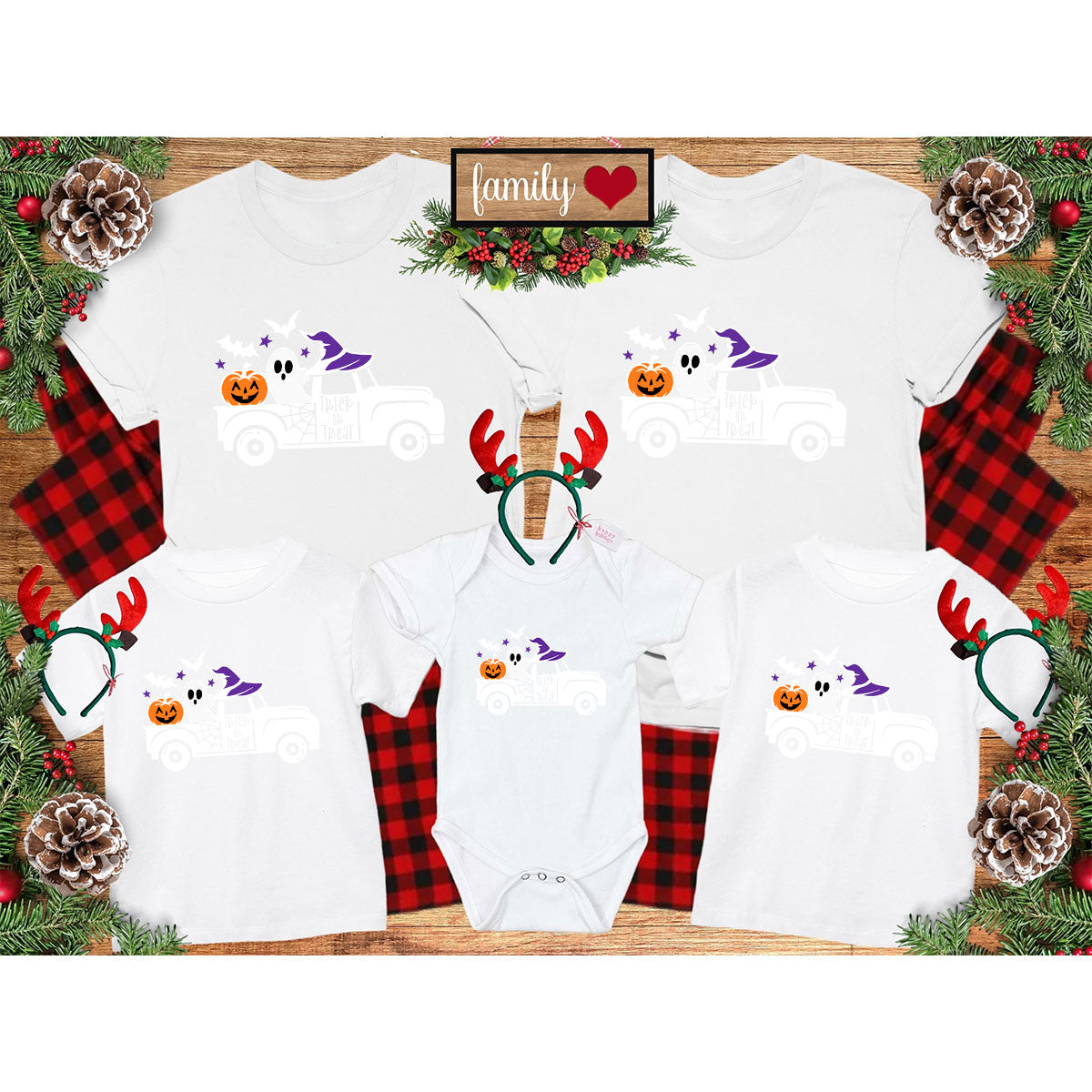 Halloween Sweatshirt, Halloween Gifts, Pumpkin Graphic Tees, Spooky Season Clothes, Witchy Vneck Shirt, Cute Ghost TShirt, Boo Truck T-Shirt