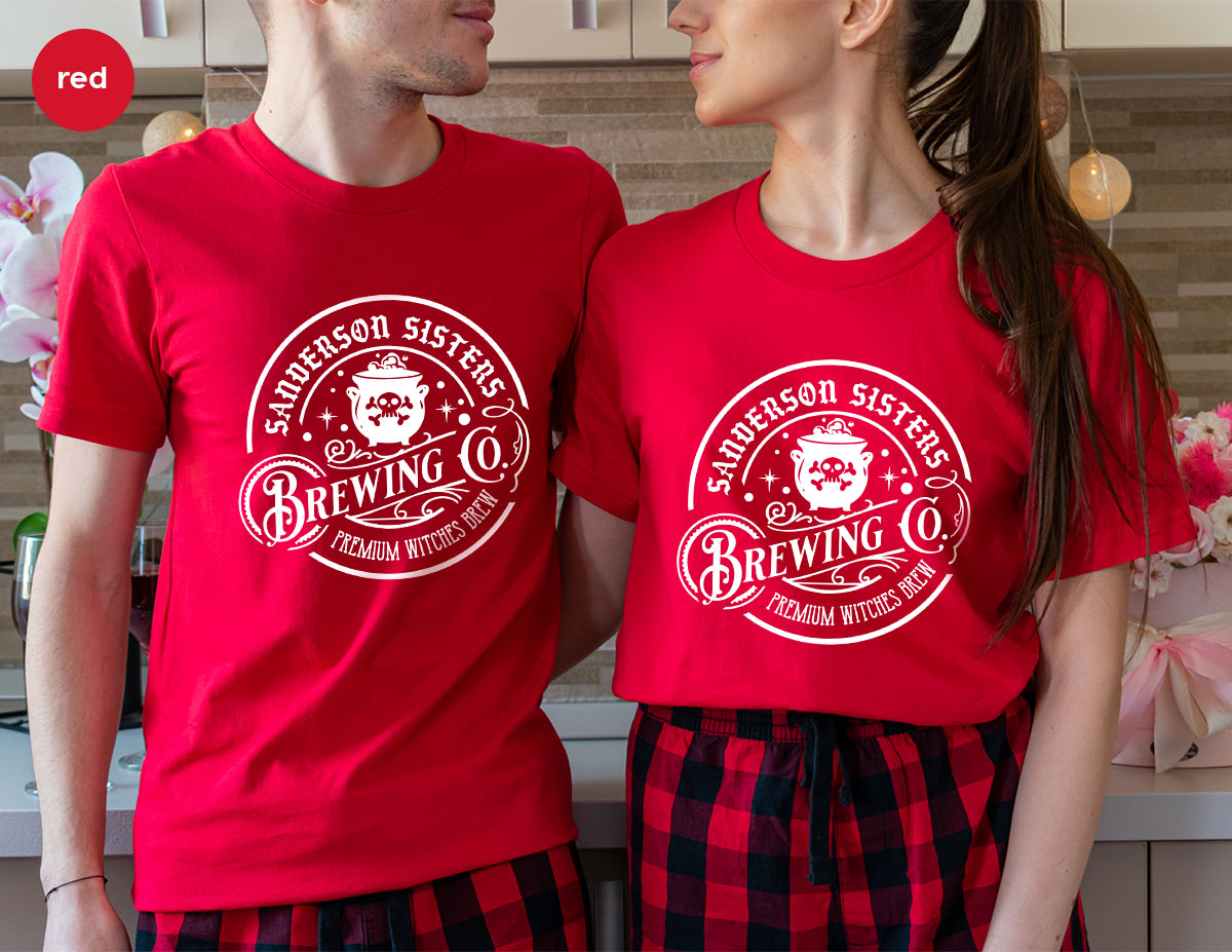 Witches Brew T-Shirt, Witchy Gifts for Her, Halloween Crewneck Sweatshirt, Girls Party Shirts, Spooky Season Graphic Tees, Womens Clothing