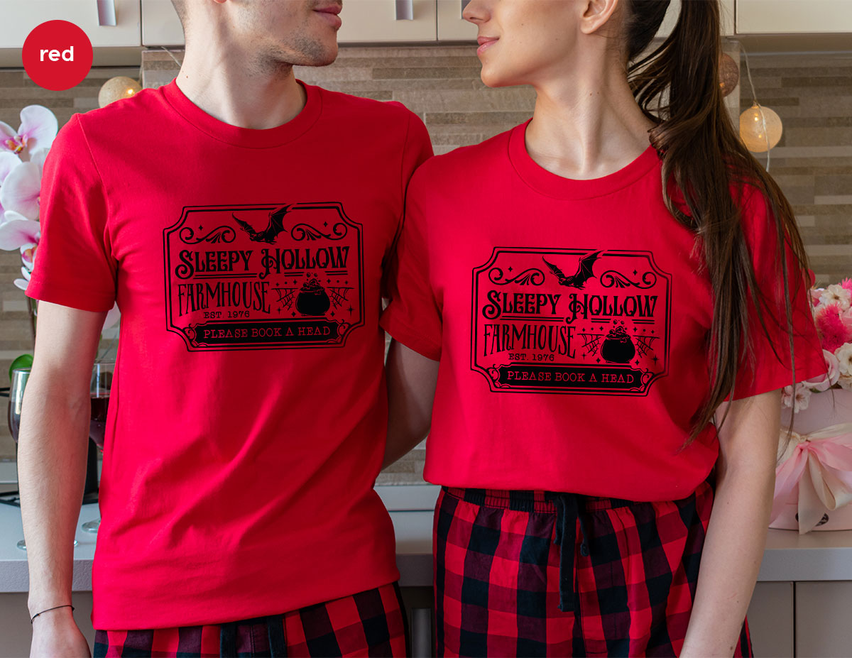 Halloween Farm T Shirt, Horror Crewneck Sweatshirt, Farm Gifts, Witchy Clothing, Spooky Season Graphic Tees, Halloween Party VNeck Shirt