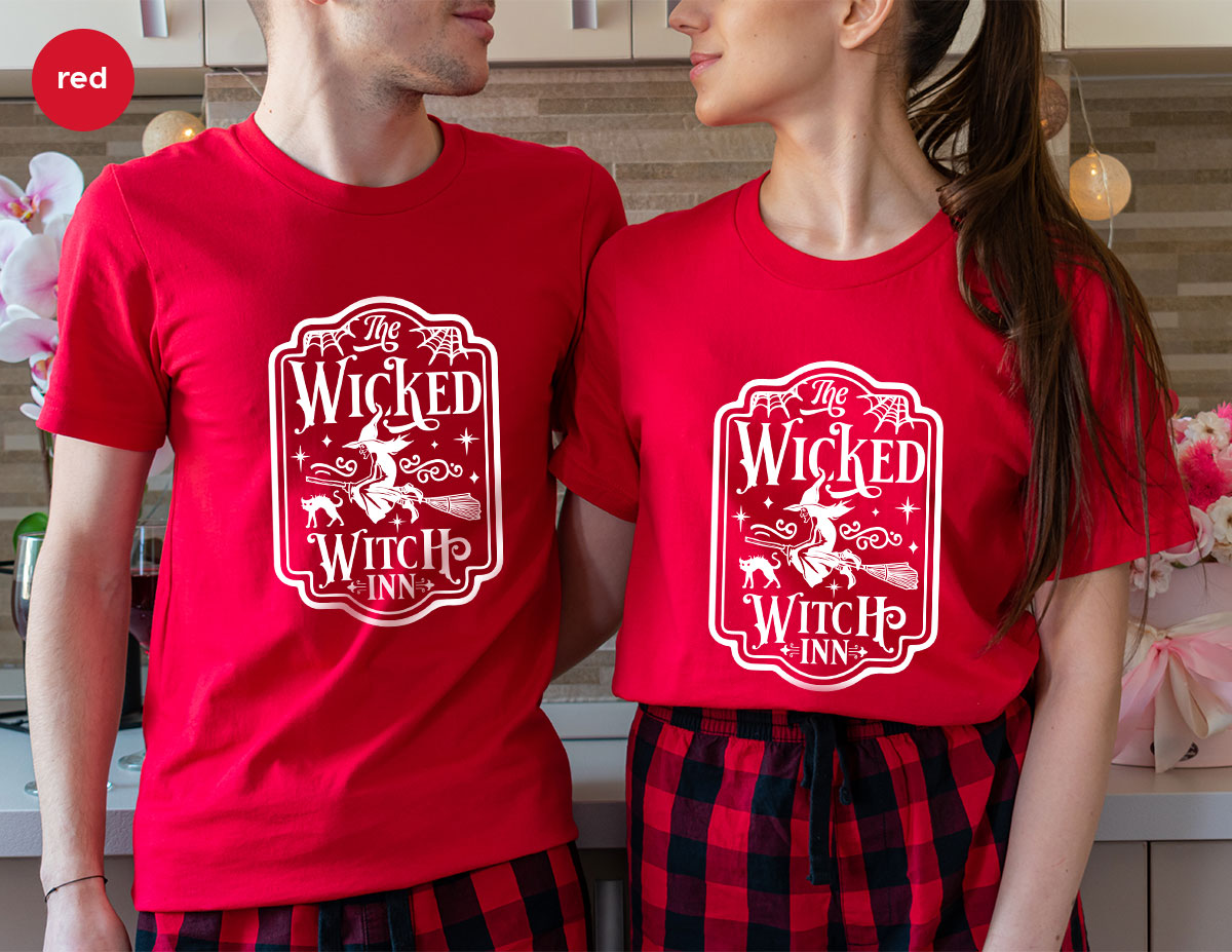 Witch Crewneck Sweatshirt, Halloween Shirts for Women, Funny Gift For Her, Spooky Season Party Tshirt, Witchy Graphic Tees