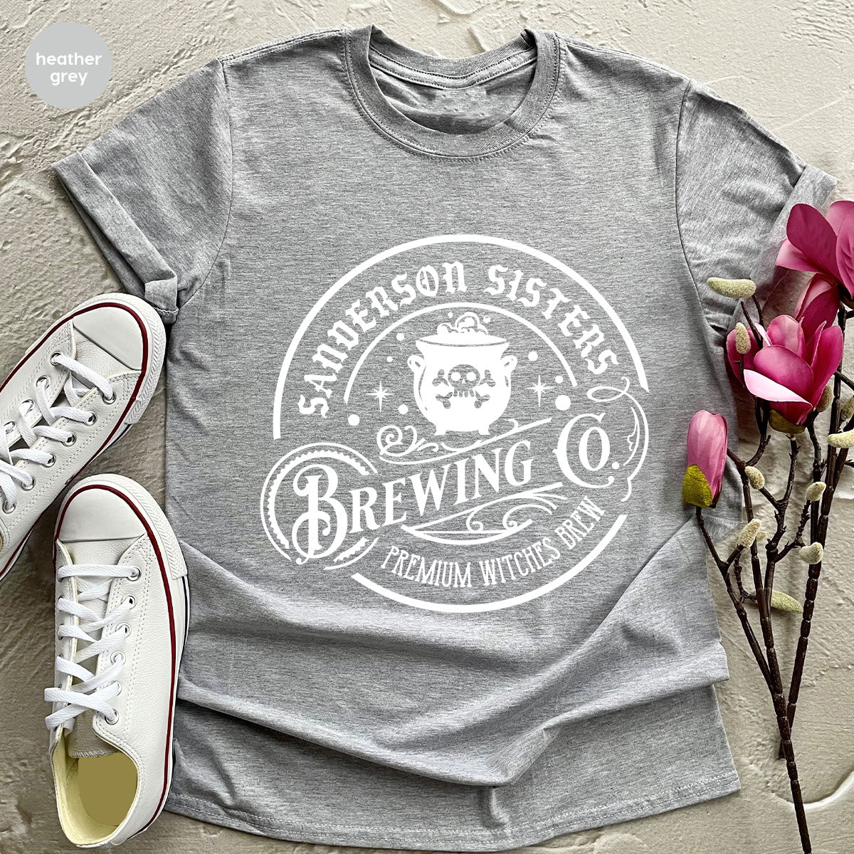 Witches Brew T-Shirt, Witchy Gifts for Her, Halloween Crewneck Sweatshirt, Girls Party Shirts, Spooky Season Graphic Tees, Womens Clothing