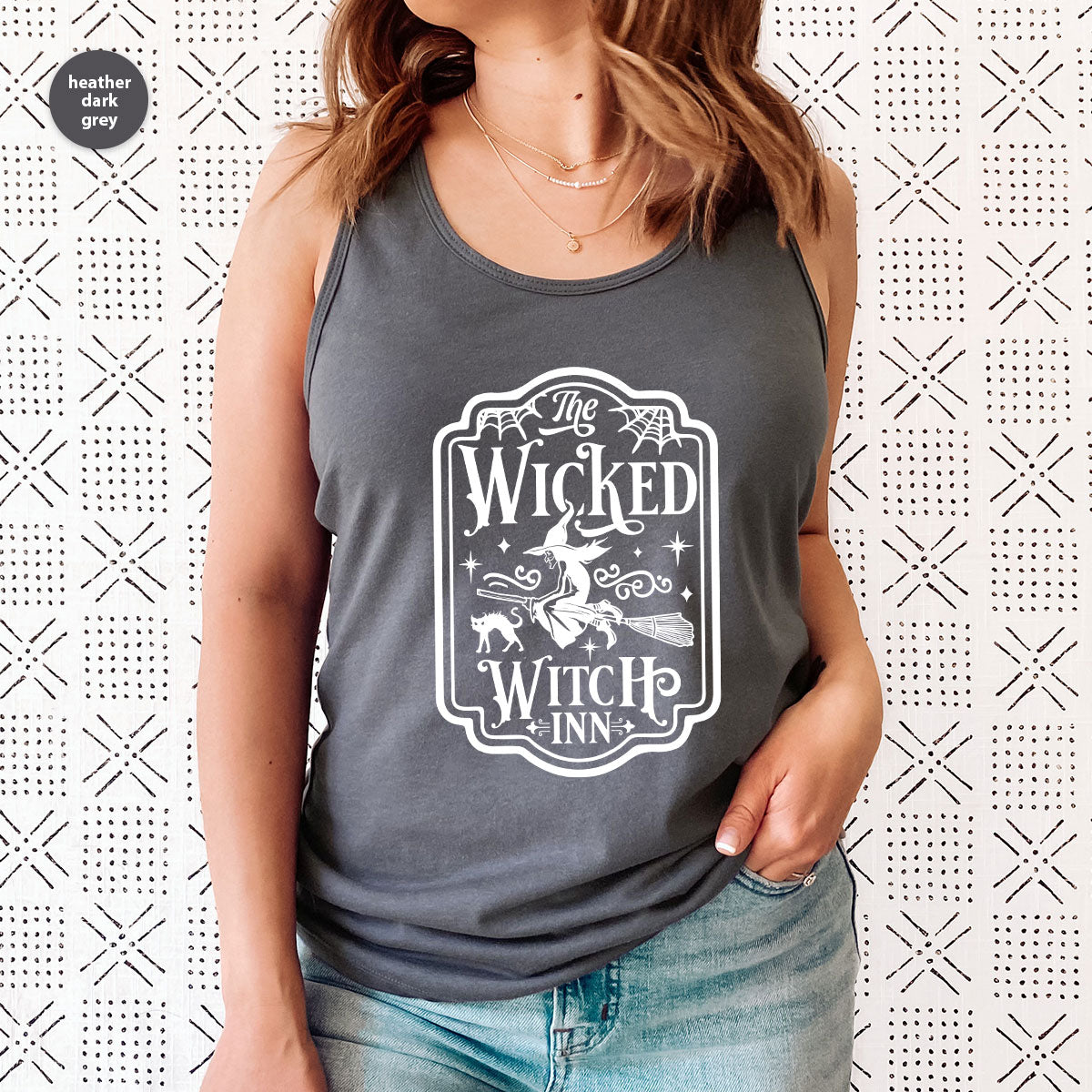 Witch Crewneck Sweatshirt, Halloween Shirts for Women, Funny Gift For Her, Spooky Season Party Tshirt, Witchy Graphic Tees