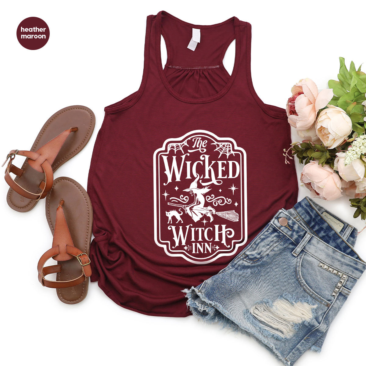 Witch Crewneck Sweatshirt, Halloween Shirts for Women, Funny Gift For Her, Spooky Season Party Tshirt, Witchy Graphic Tees