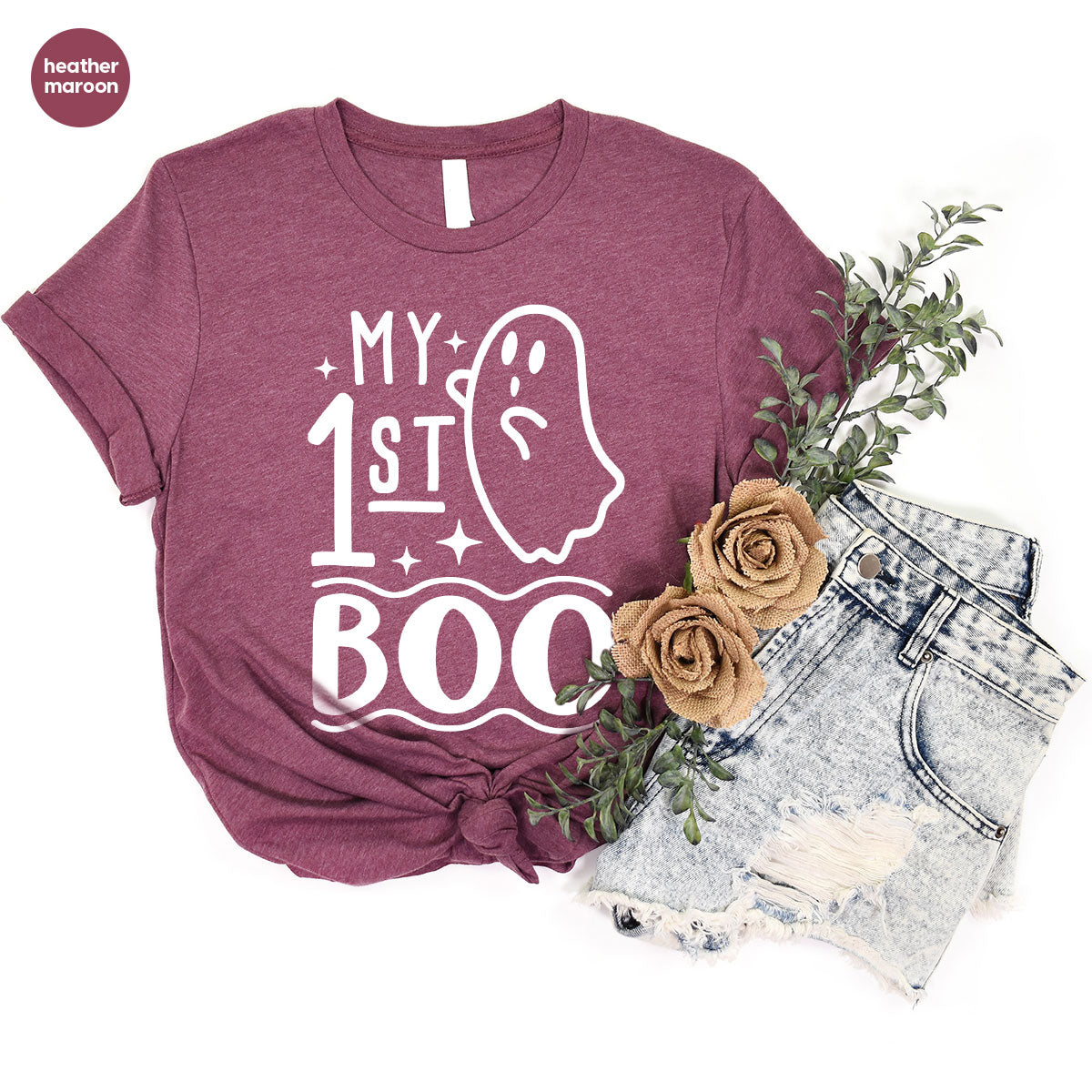 Halloween Baby Onesie®, Ghost Baby Clothes, Halloween Newborn Gifts, Spooky Season Kids Shirts, My First Boo T-Shirt, Baby Boy Bodysuit