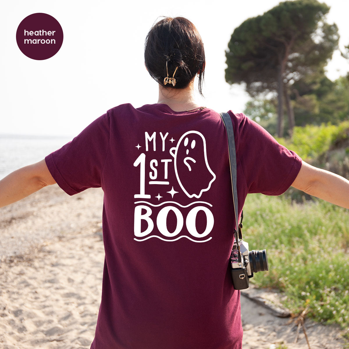 Halloween Baby Onesie®, Ghost Baby Clothes, Halloween Newborn Gifts, Spooky Season Kids Shirts, My First Boo T-Shirt, Baby Boy Bodysuit
