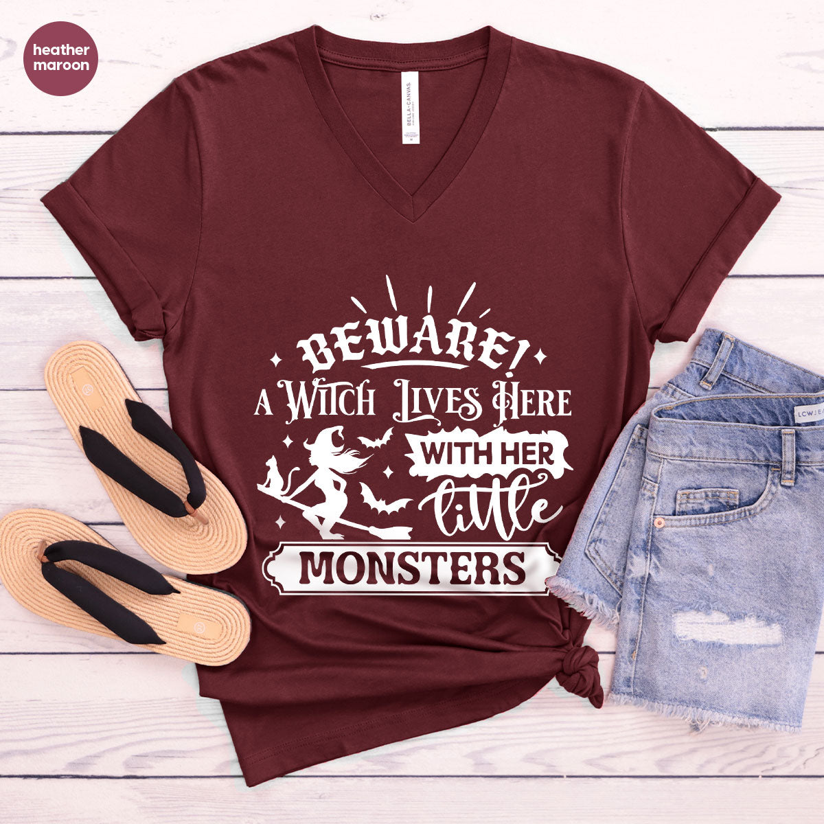 Spooky Season Shirts, Halloween Tshirts, Kids Graphic Tees, Hocus Pocus Vneck Clothing, Gift For Friend, Genderneutral Adult T-Shirt