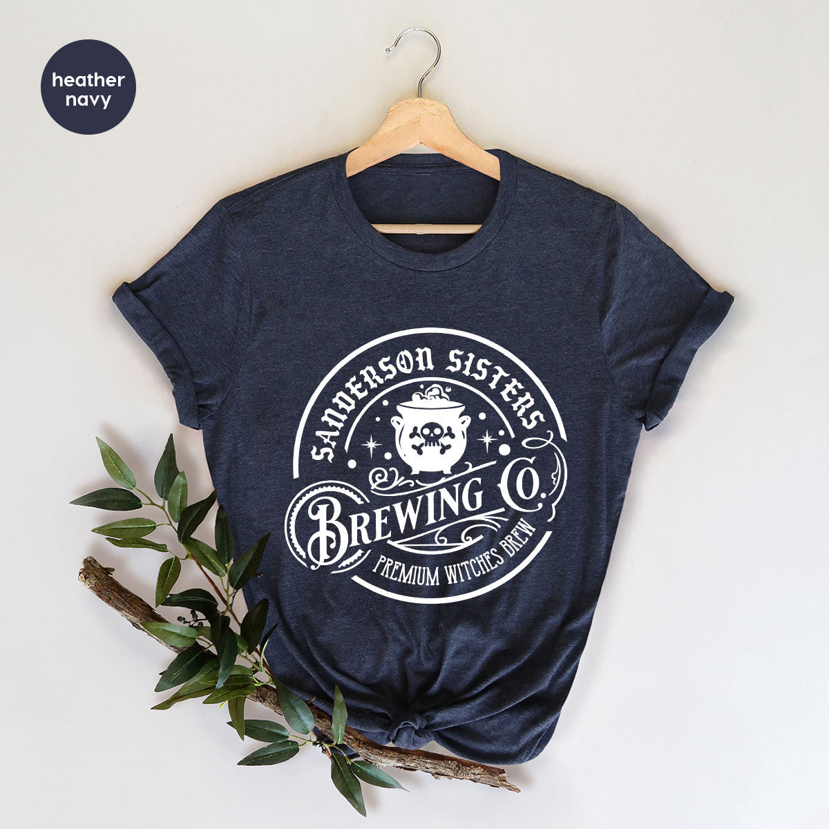 Witches Brew T-Shirt, Witchy Gifts for Her, Halloween Crewneck Sweatshirt, Girls Party Shirts, Spooky Season Graphic Tees, Womens Clothing