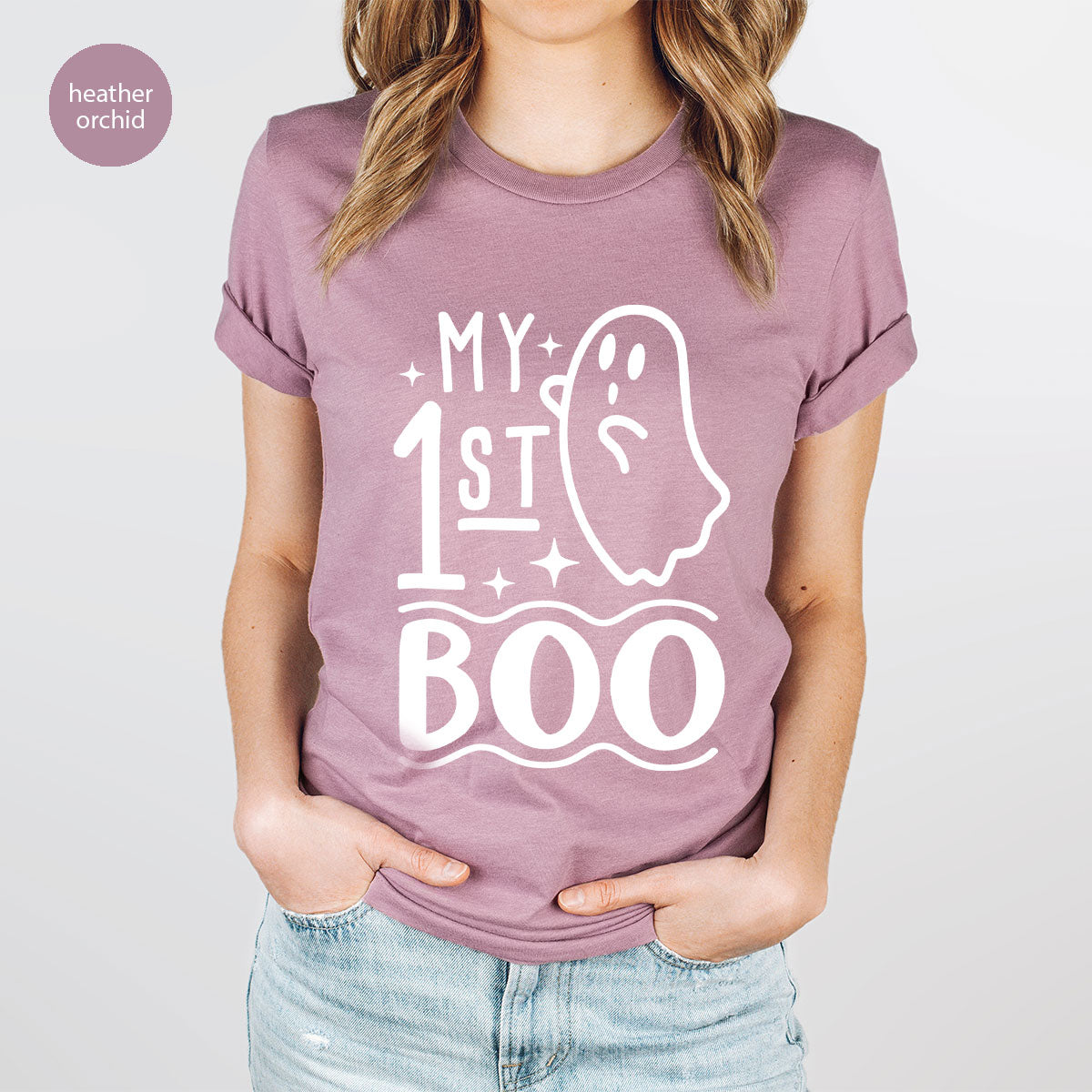Halloween Baby Onesie®, Ghost Baby Clothes, Halloween Newborn Gifts, Spooky Season Kids Shirts, My First Boo T-Shirt, Baby Boy Bodysuit