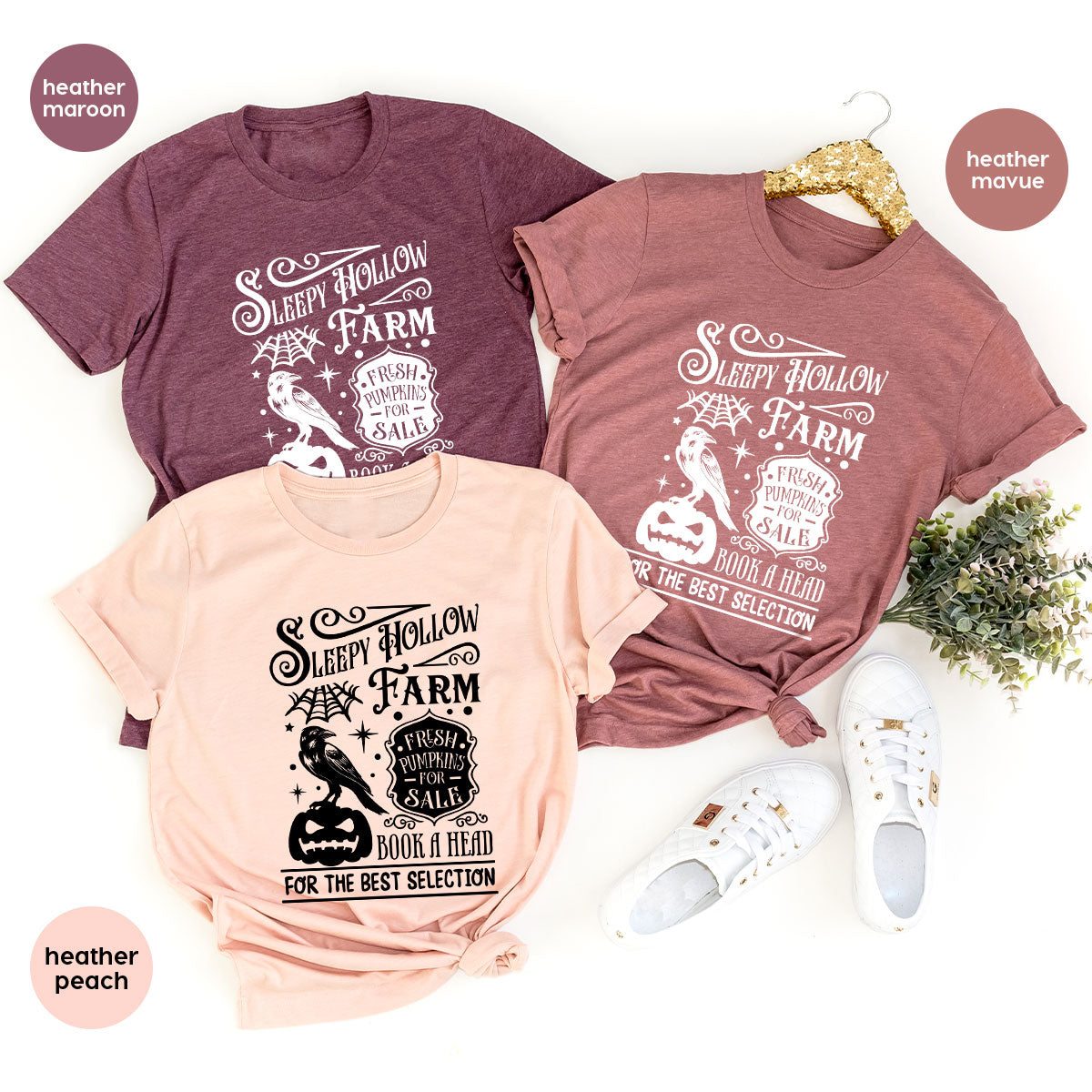 Halloween Sweatshirt, Farmer Outfit, Pumpkin Shirt, Spooky Season Clothing, Crow T-Shirt, Farm Graphic Tees, Gift for Him, Movie VNeck Shirt