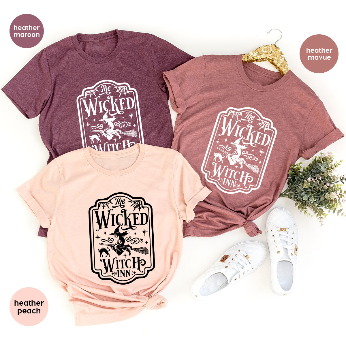 Witch Crewneck Sweatshirt, Halloween Shirts for Women, Funny Gift For Her, Spooky Season Party Tshirt, Witchy Graphic Tees
