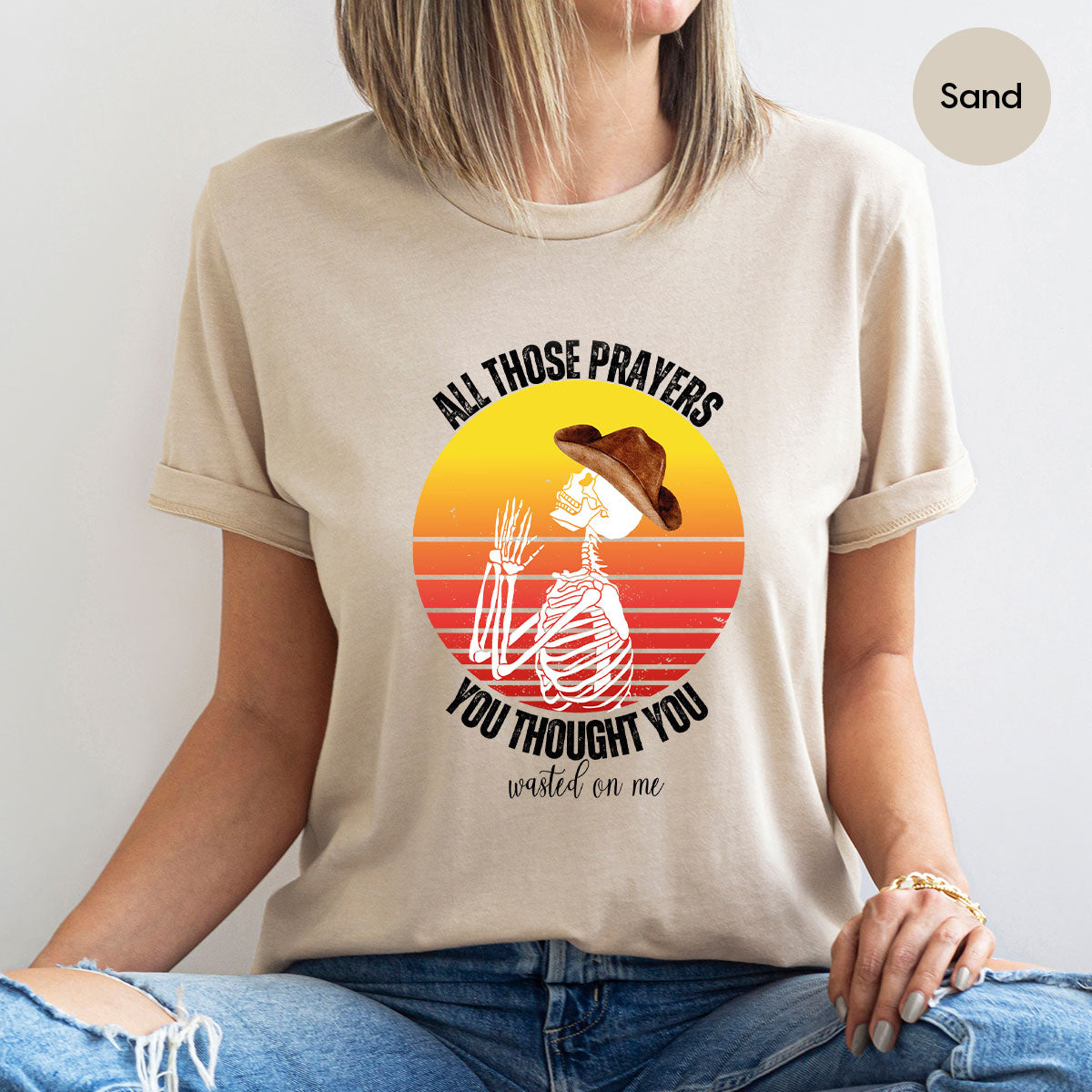 Halloween Crewneck Sweatshirt, Vintage Skeleton Shirt, Christian Vneck T Shirts