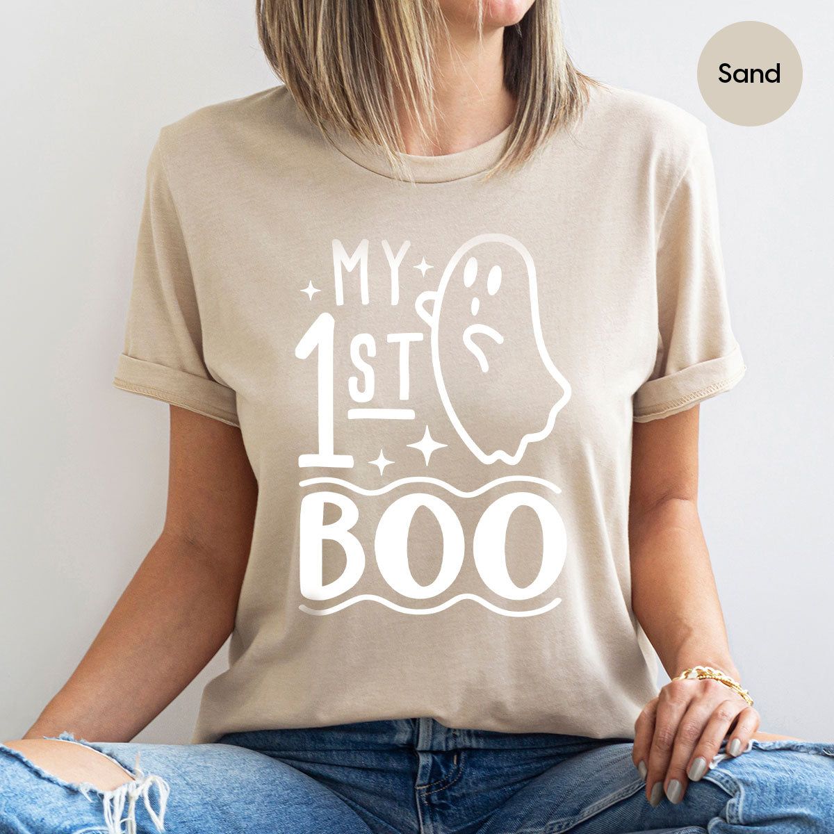 Halloween Baby Onesie®, Ghost Baby Clothes, Halloween Newborn Gifts, Spooky Season Kids Shirts, My First Boo T-Shirt, Baby Boy Bodysuit