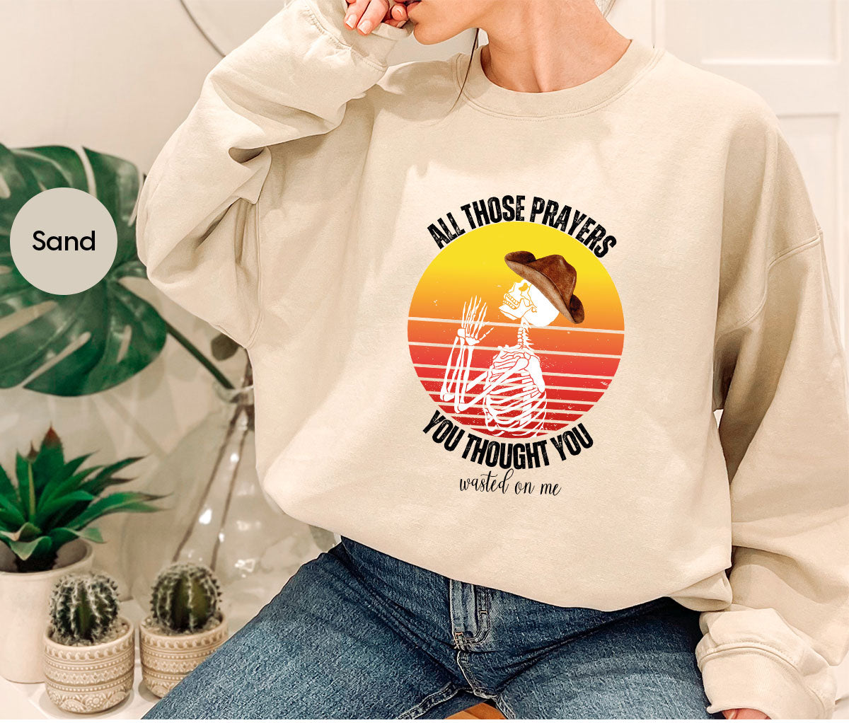 Halloween Crewneck Sweatshirt, Vintage Skeleton Shirt, Christian Vneck T Shirts