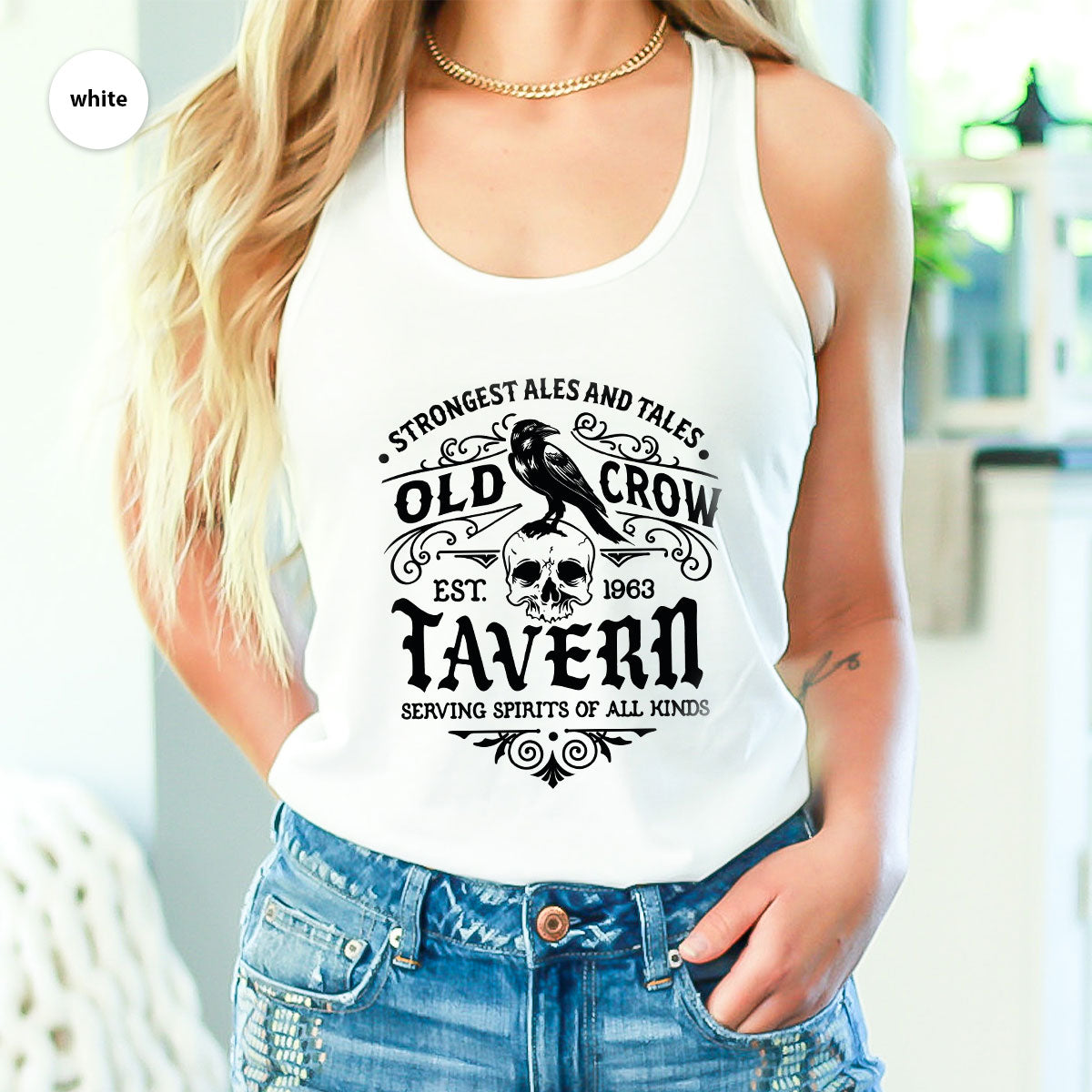 Cool Halloween Shirts, Spooky Season Gifts, Skeleton Crewneck Sweatshirt, Halloween Gifts, Graphic Tees for Men, Halloween Party T Shirts