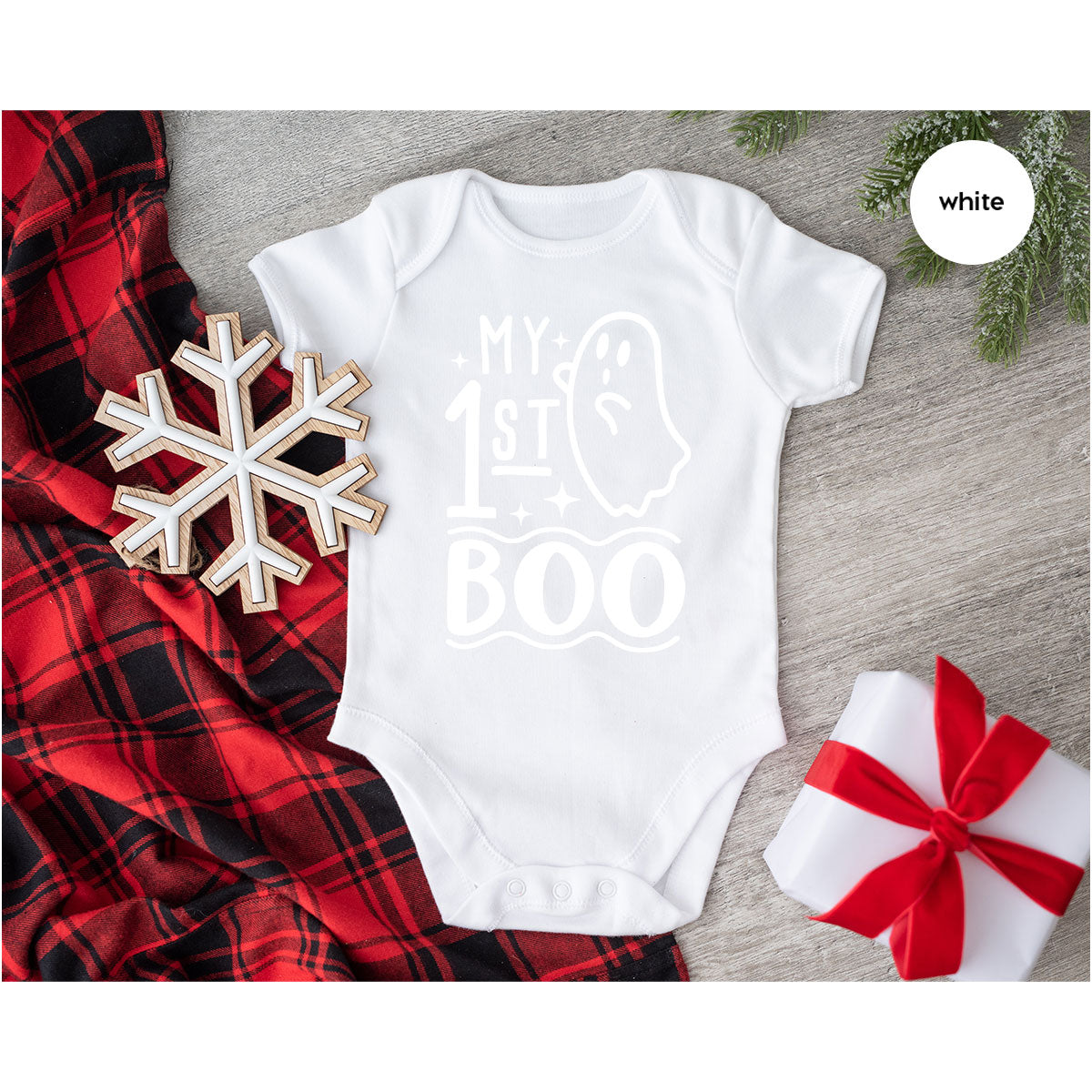 Halloween Baby Onesie®, Ghost Baby Clothes, Halloween Newborn Gifts, Spooky Season Kids Shirts, My First Boo T-Shirt, Baby Boy Bodysuit