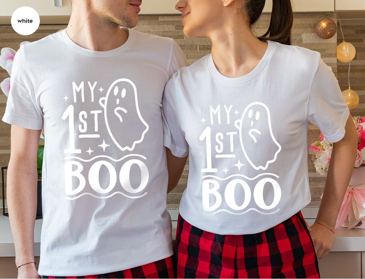 Halloween Baby Onesie®, Ghost Baby Clothes, Halloween Newborn Gifts, Spooky Season Kids Shirts, My First Boo T-Shirt, Baby Boy Bodysuit