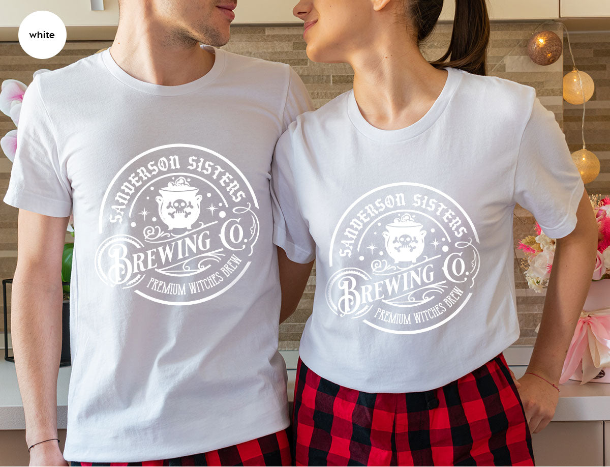 Witches Brew T-Shirt, Witchy Gifts for Her, Halloween Crewneck Sweatshirt, Girls Party Shirts, Spooky Season Graphic Tees, Womens Clothing