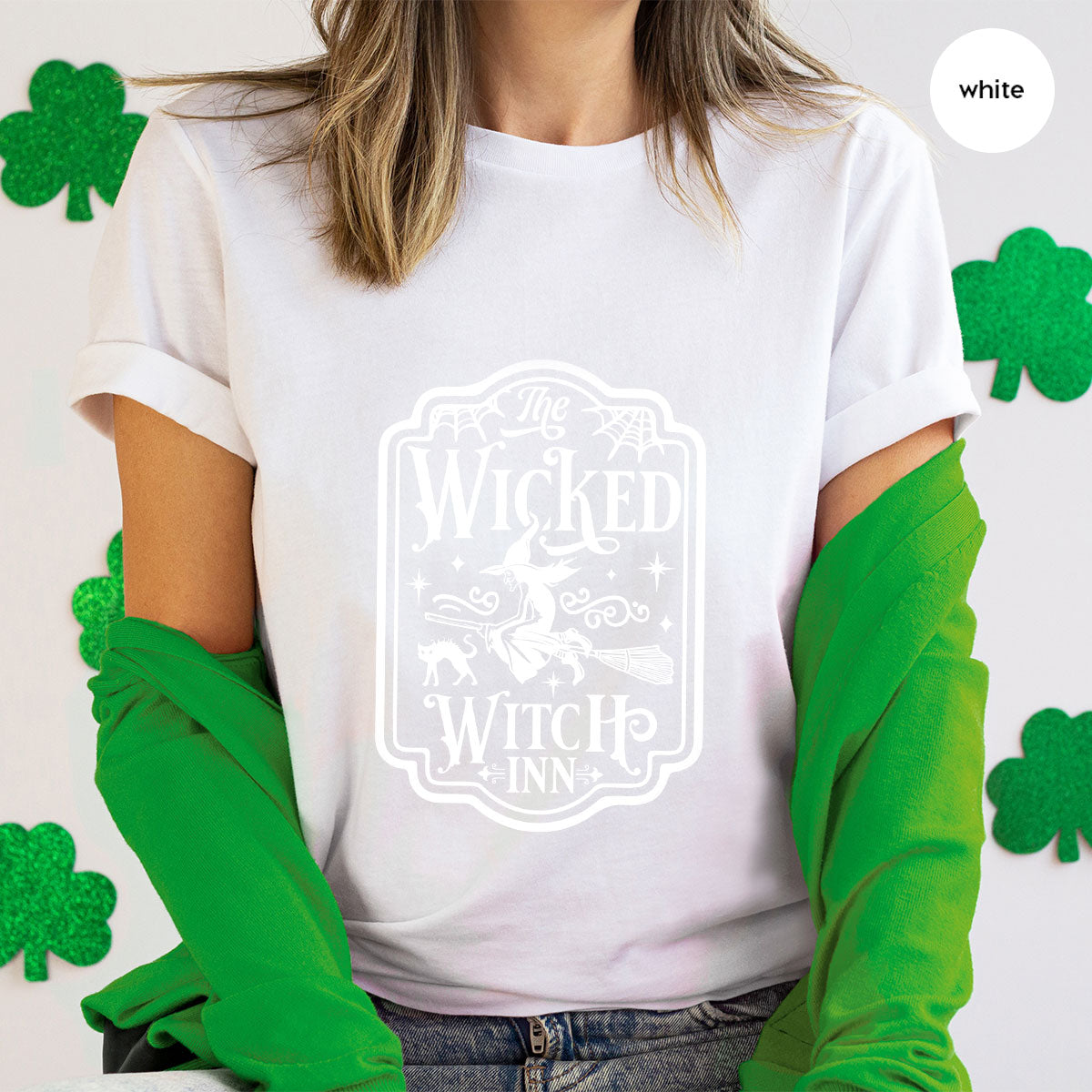 Witch Crewneck Sweatshirt, Halloween Shirts for Women, Funny Gift For Her, Spooky Season Party Tshirt, Witchy Graphic Tees
