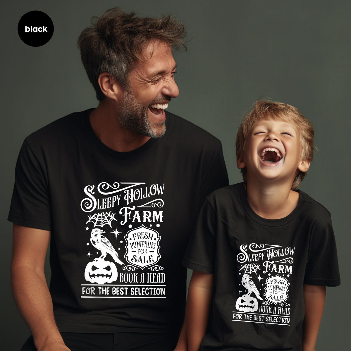 Halloween Sweatshirt, Farmer Outfit, Pumpkin Shirt, Spooky Season Clothing, Crow T-Shirt, Farm Graphic Tees, Gift for Him, Movie VNeck Shirt