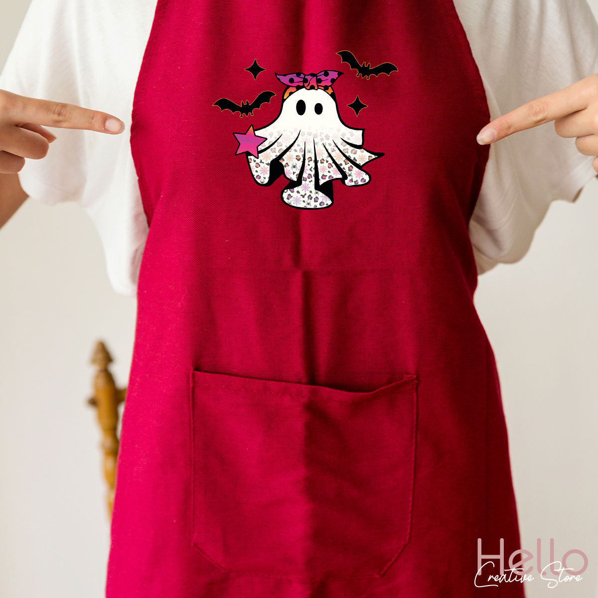 Spooky Season Outfit, Ghost Graphic Tee, Girls Boo Vneck TShirt