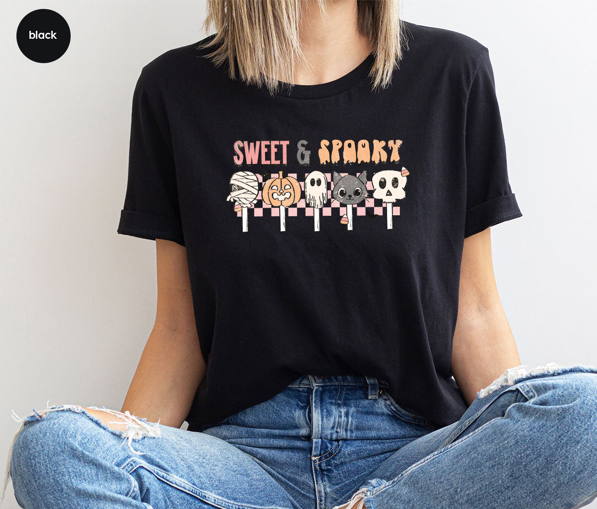 Retro Pumpkin T Shirt, Vintage Cat T-Shirt, Sweet Toddler TShirt