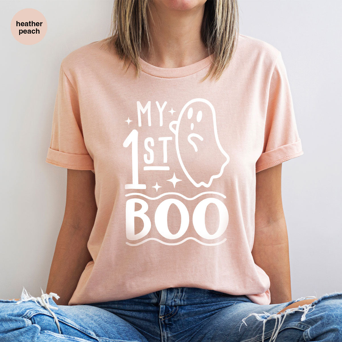 Halloween Baby Onesie®, Ghost Baby Clothes, Halloween Newborn Gifts, Spooky Season Kids Shirts, My First Boo T-Shirt, Baby Boy Bodysuit
