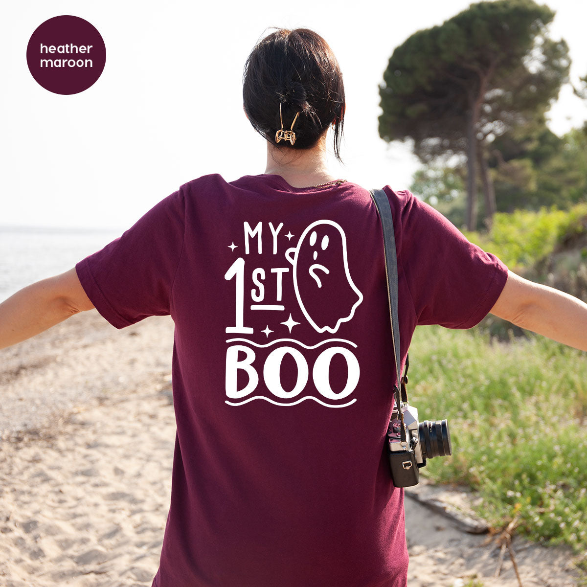 Halloween Baby Onesie®, Ghost Baby Clothes, Halloween Newborn Gifts, Spooky Season Kids Shirts, My First Boo T-Shirt, Baby Boy Bodysuit