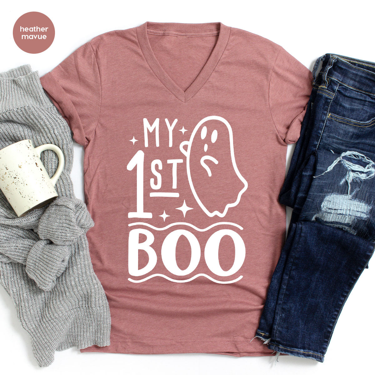 Halloween Baby Onesie®, Ghost Baby Clothes, Halloween Newborn Gifts, Spooky Season Kids Shirts, My First Boo T-Shirt, Baby Boy Bodysuit