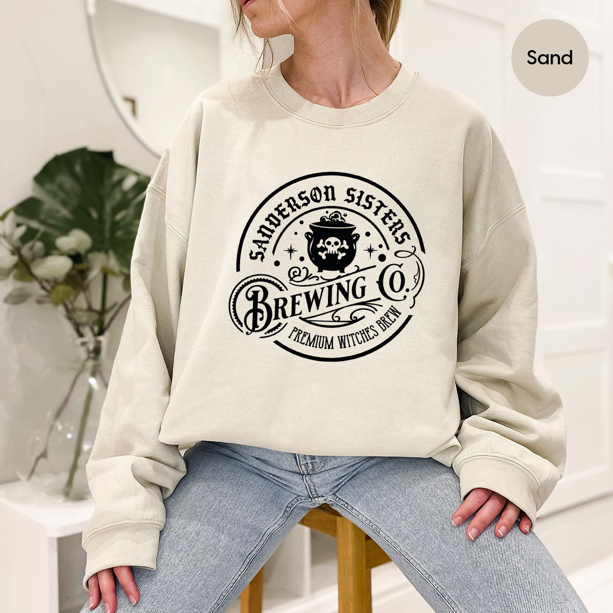 Halloween Witch T-Shirt, Witches Brew Vneck Shirt, Witchy Crewneck Sweatshirt, Spooky Season T Shirts, Spell Graphic Tees, Magic Shirt