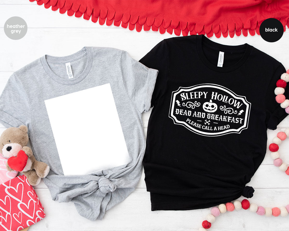 Halloween Sweatshirt, Pumpkin Graphic Tees, Funny Farmer Outfit, Gift for Her, Spooky Season Clothes, Cool Movie VNeck Shirt, Horror T-Shirt