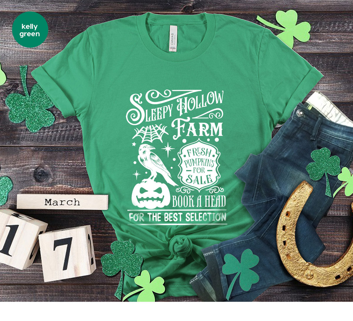 Halloween Sweatshirt, Farmer Outfit, Pumpkin Shirt, Spooky Season Clothing, Crow T-Shirt, Farm Graphic Tees, Gift for Him, Movie VNeck Shirt