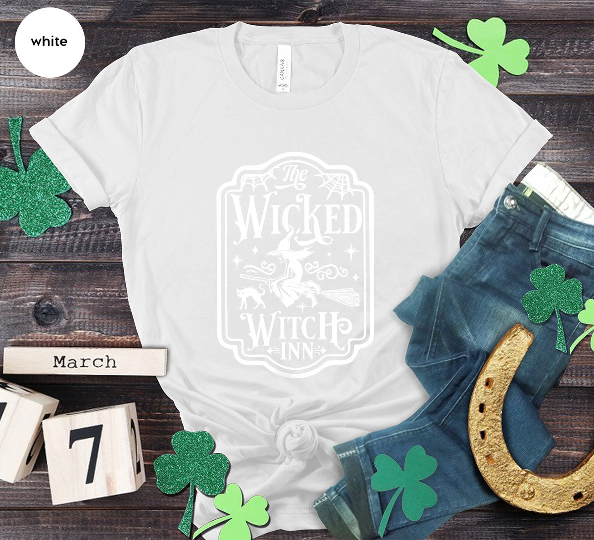 Witch Crewneck Sweatshirt, Halloween Shirts for Women, Funny Gift For Her, Spooky Season Party Tshirt, Witchy Graphic Tees