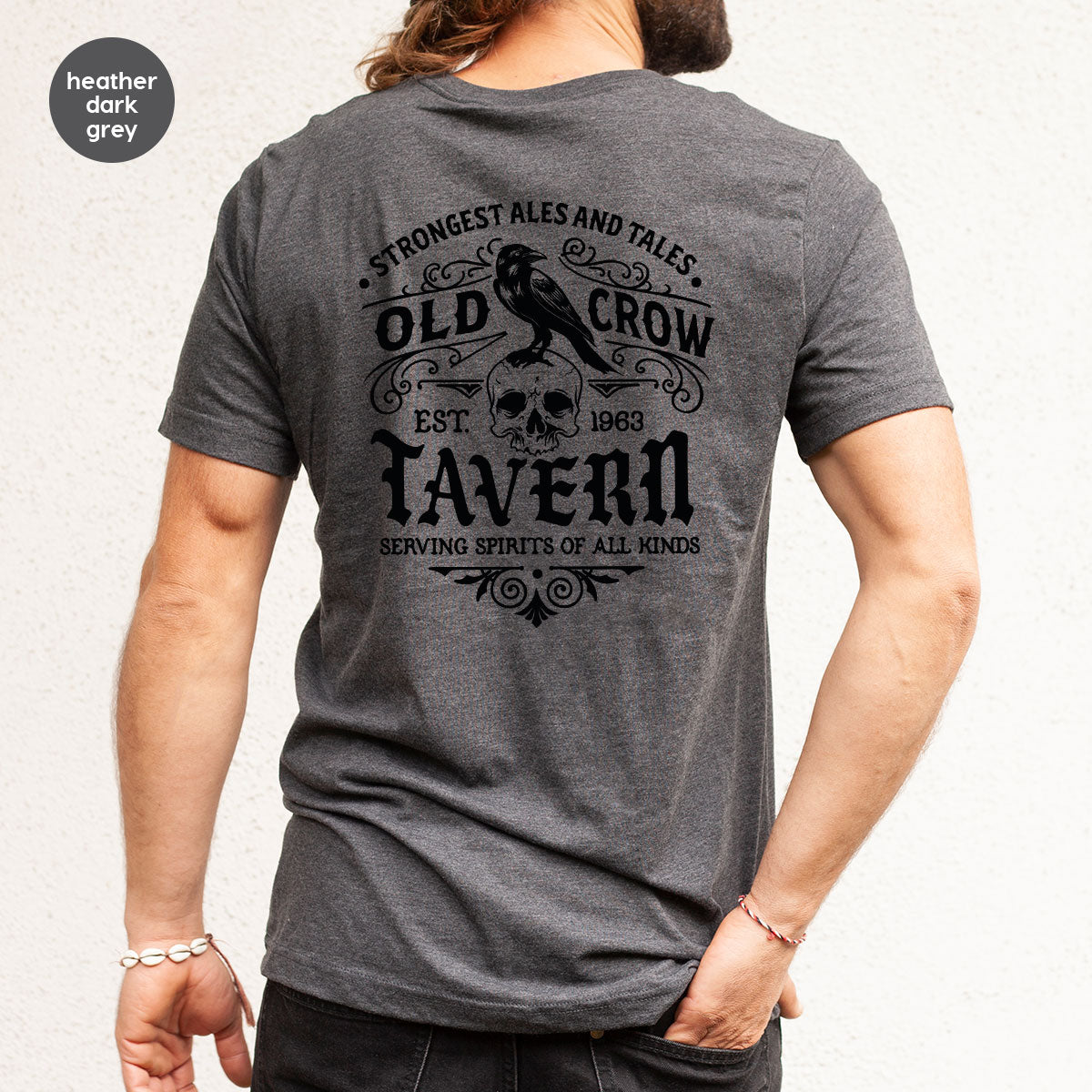 Cool Halloween Shirts, Spooky Season Gifts, Skeleton Crewneck Sweatshirt, Halloween Gifts, Graphic Tees for Men, Halloween Party T Shirts