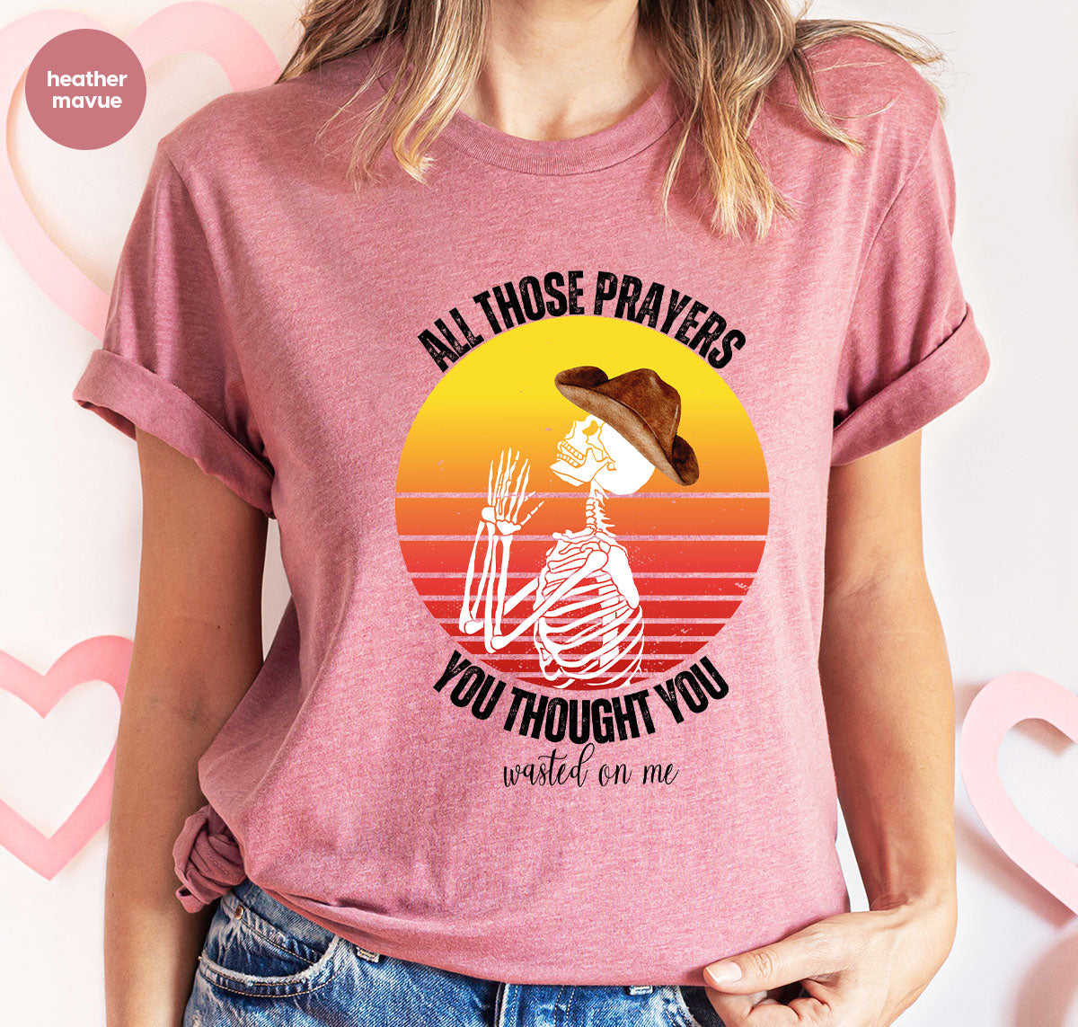 Halloween Crewneck Sweatshirt, Vintage Skeleton Shirt, Christian Vneck T Shirts